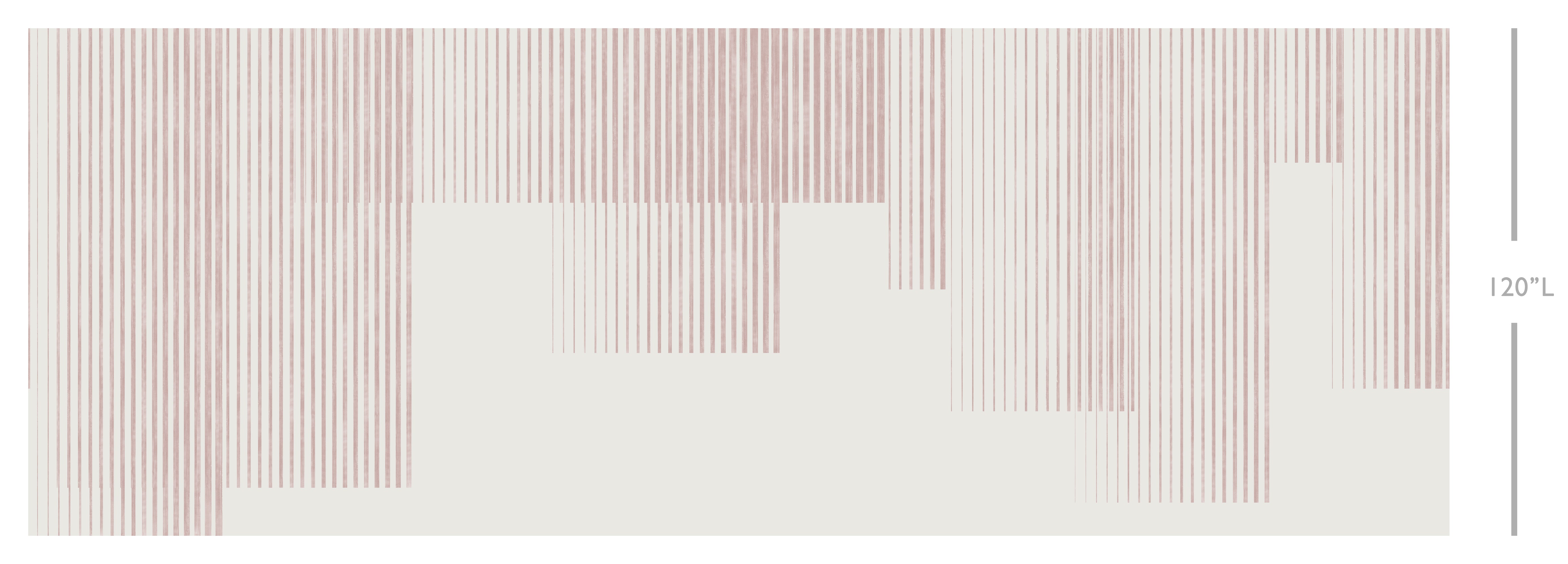 Seismic© Mural Wallpaper in Petal