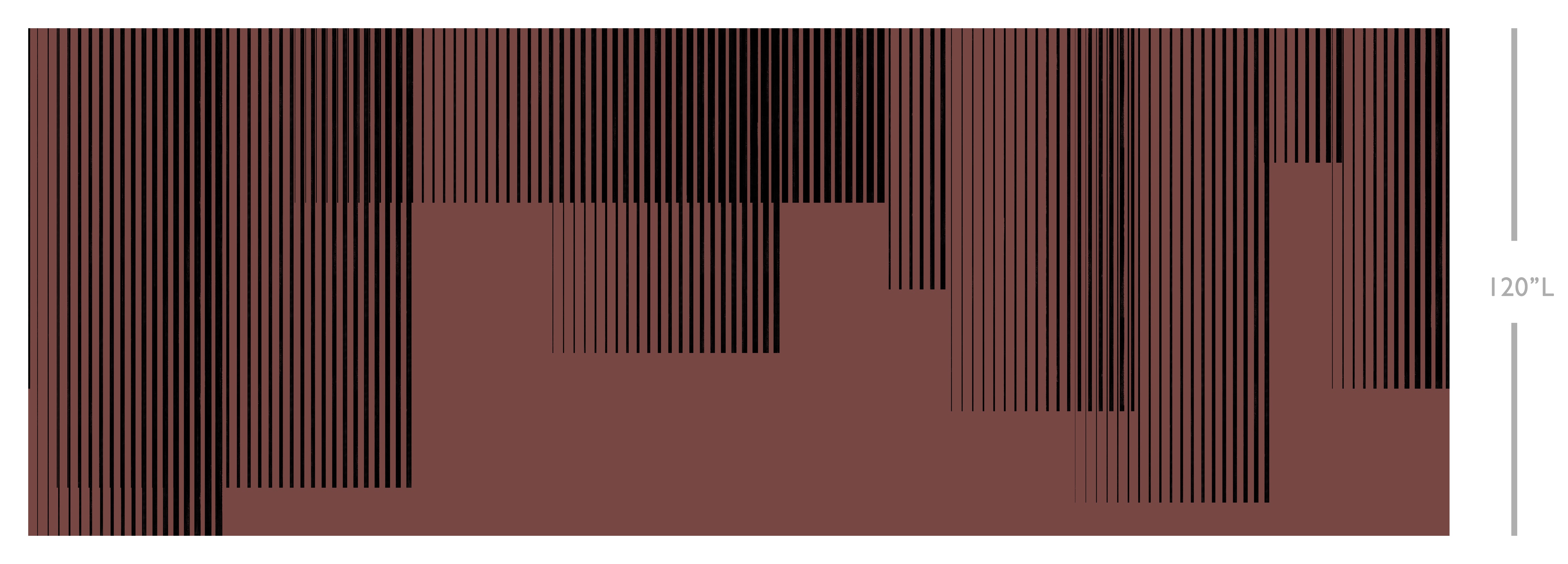 Seismic© Mural Wallpaper in Salmon