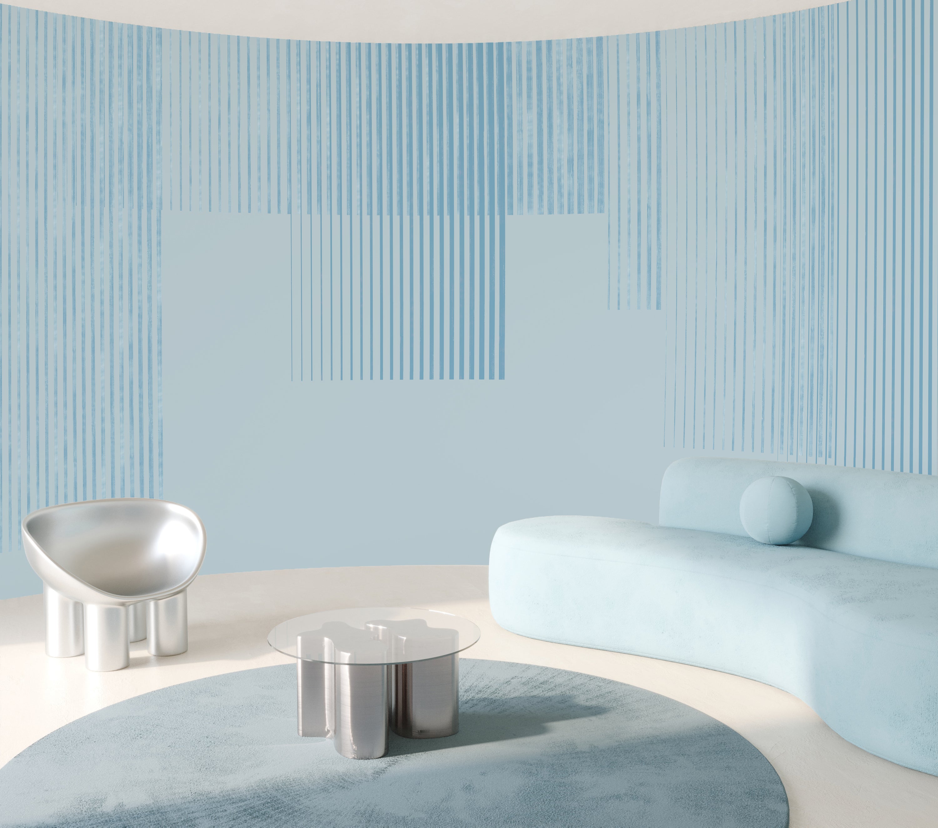 Seismic© Mural Wallpaper in Sky