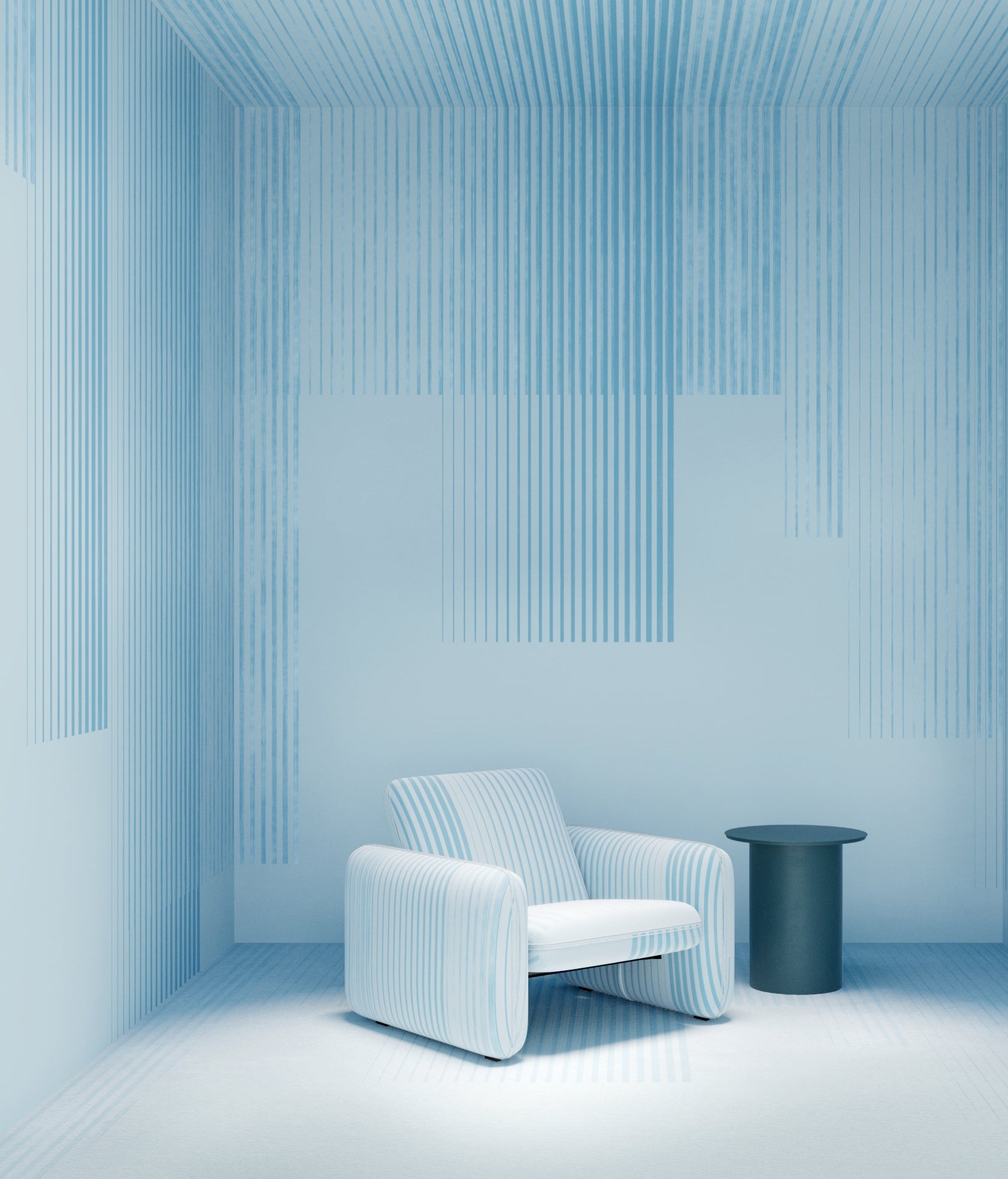 Seismic© Mural Wallpaper in Sky