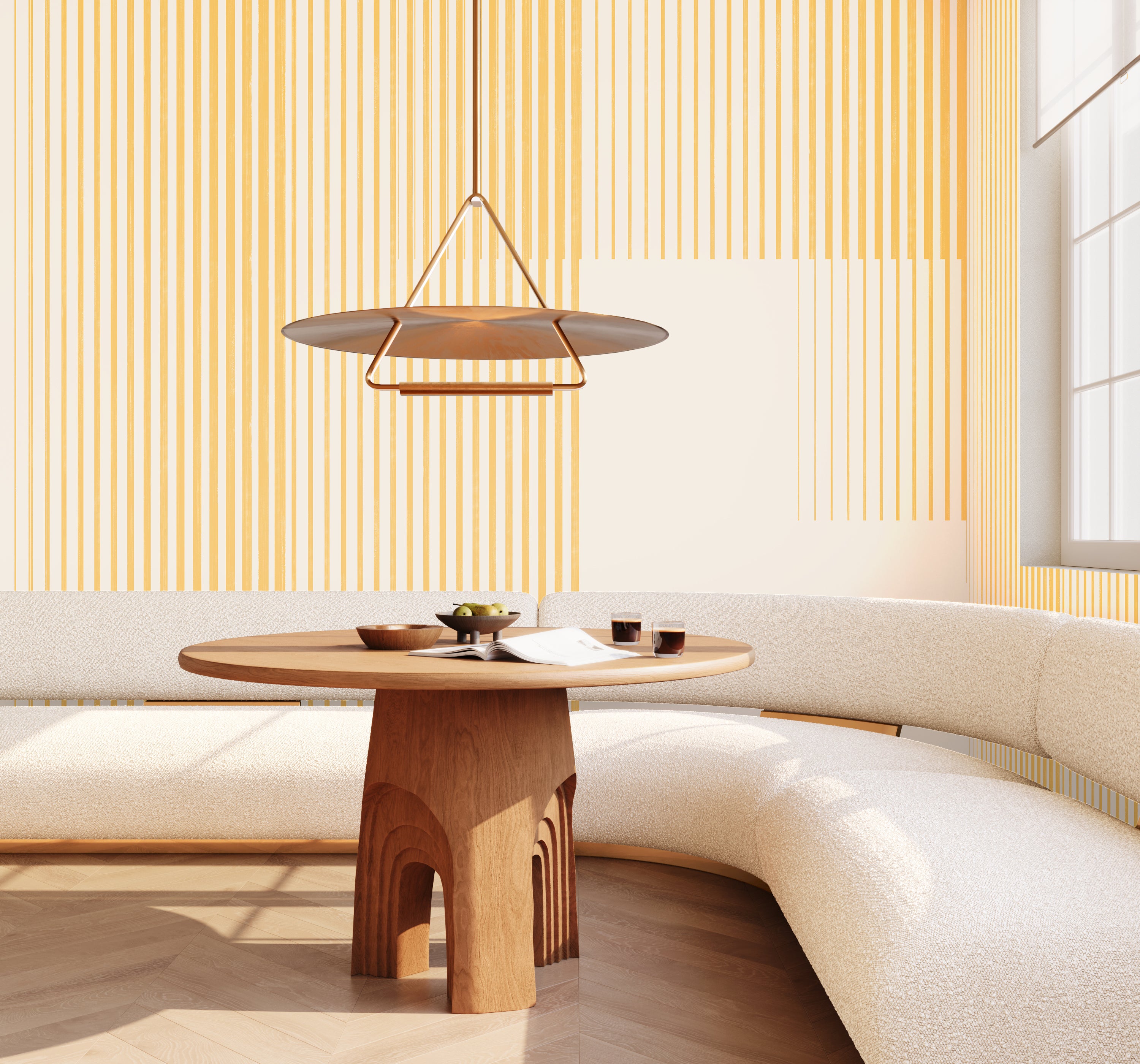 Seismic© Mural Wallpaper in Sunshine