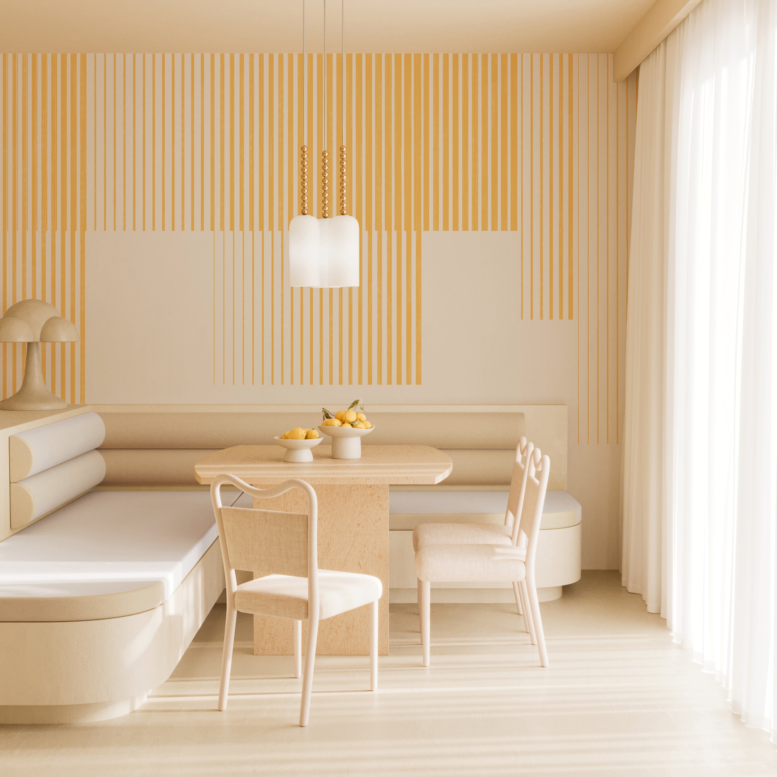 Seismic© Mural Wallpaper in Sunshine