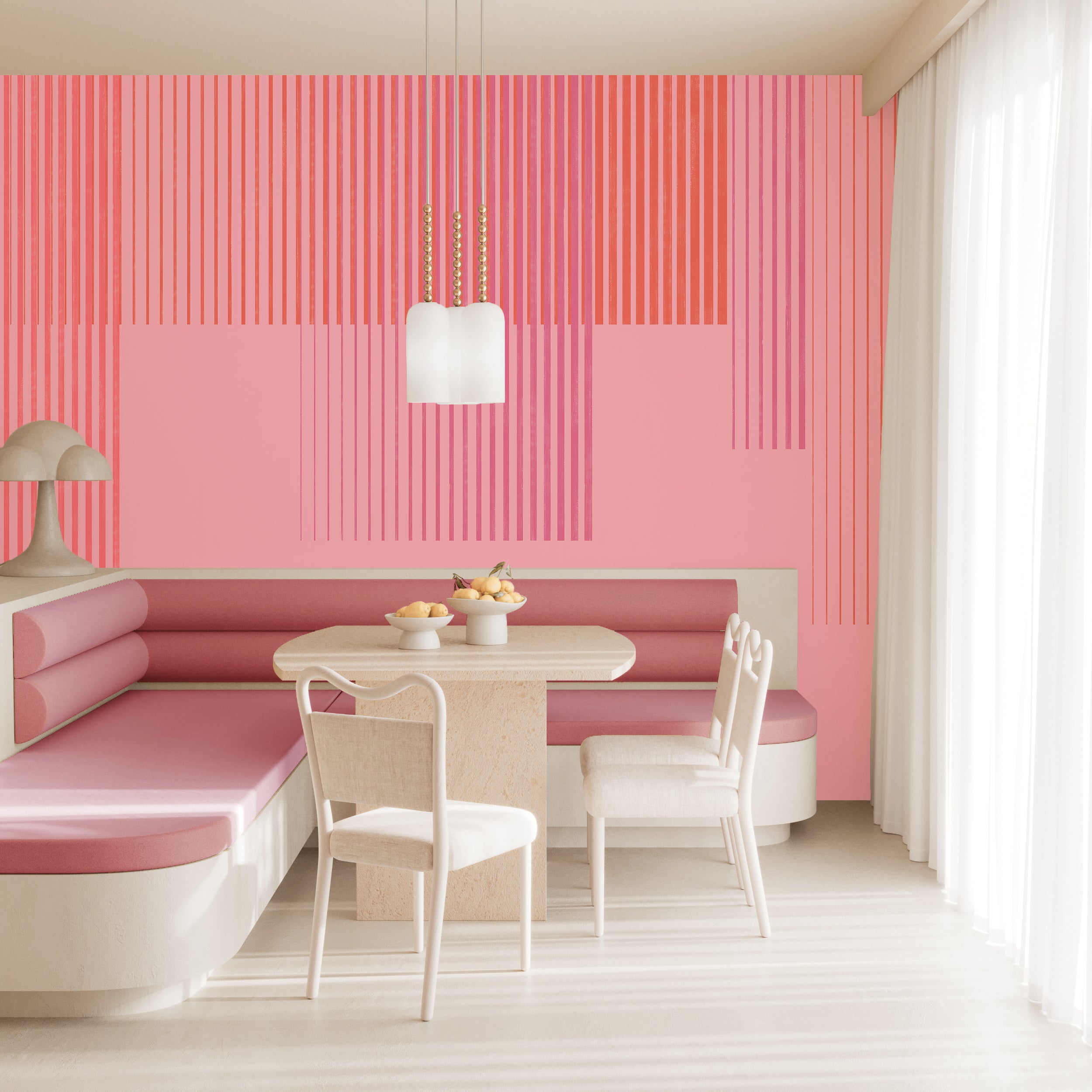 Seismic© Mural Wallpaper in Sweetart