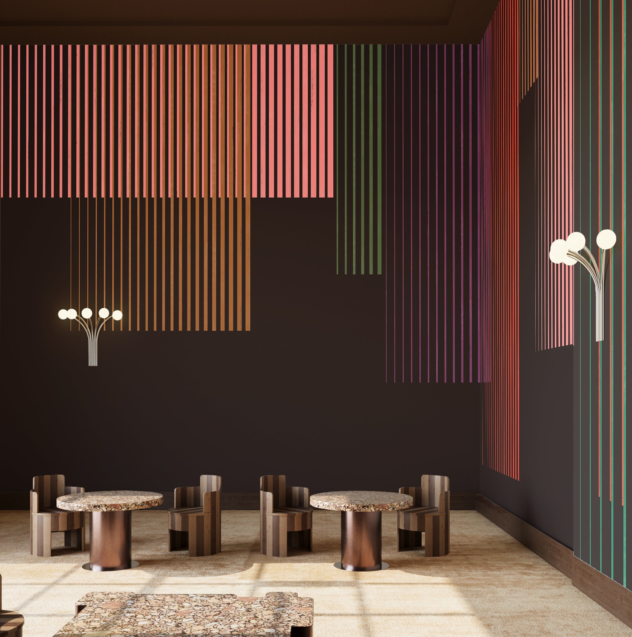 Seismic© Mural Wallpaper in Techno