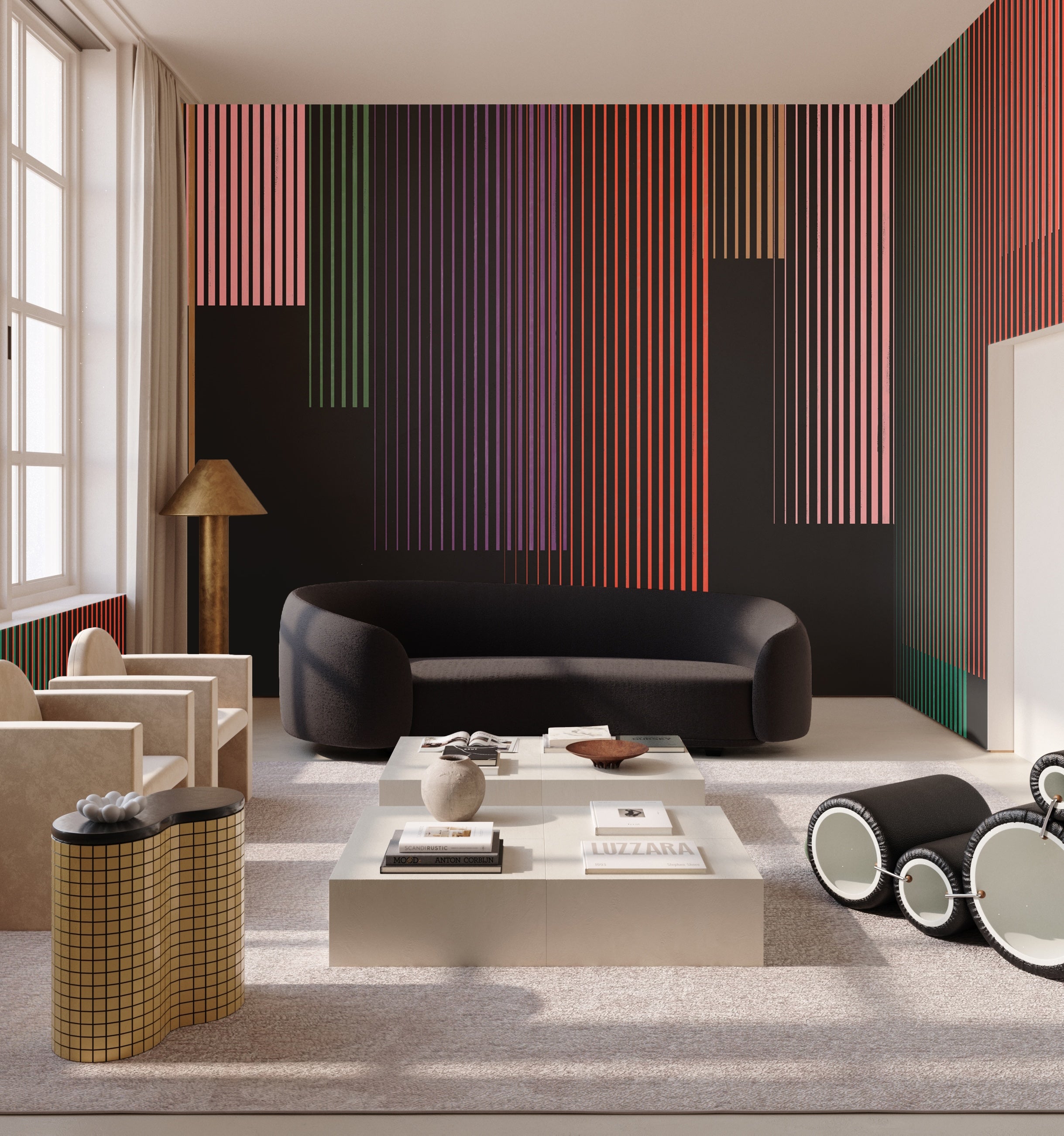 Seismic© Mural Wallpaper in Techno