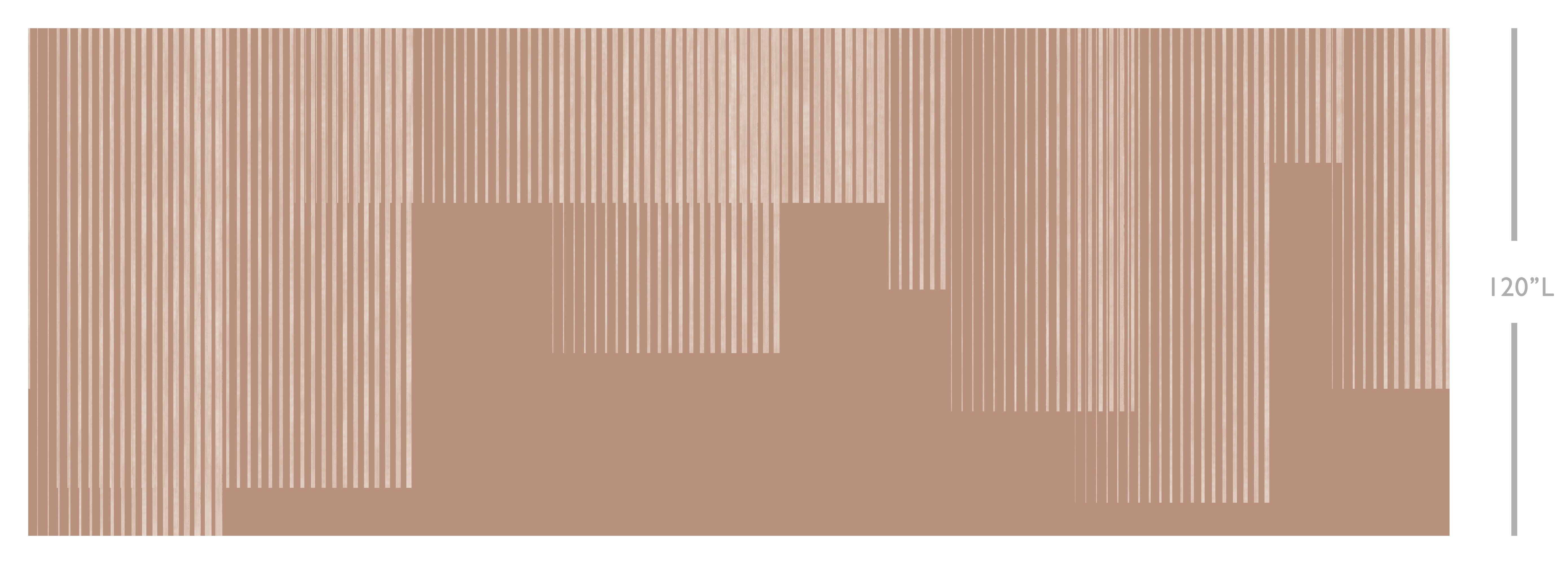 Seismic© Mural Wallpaper in Terracotta