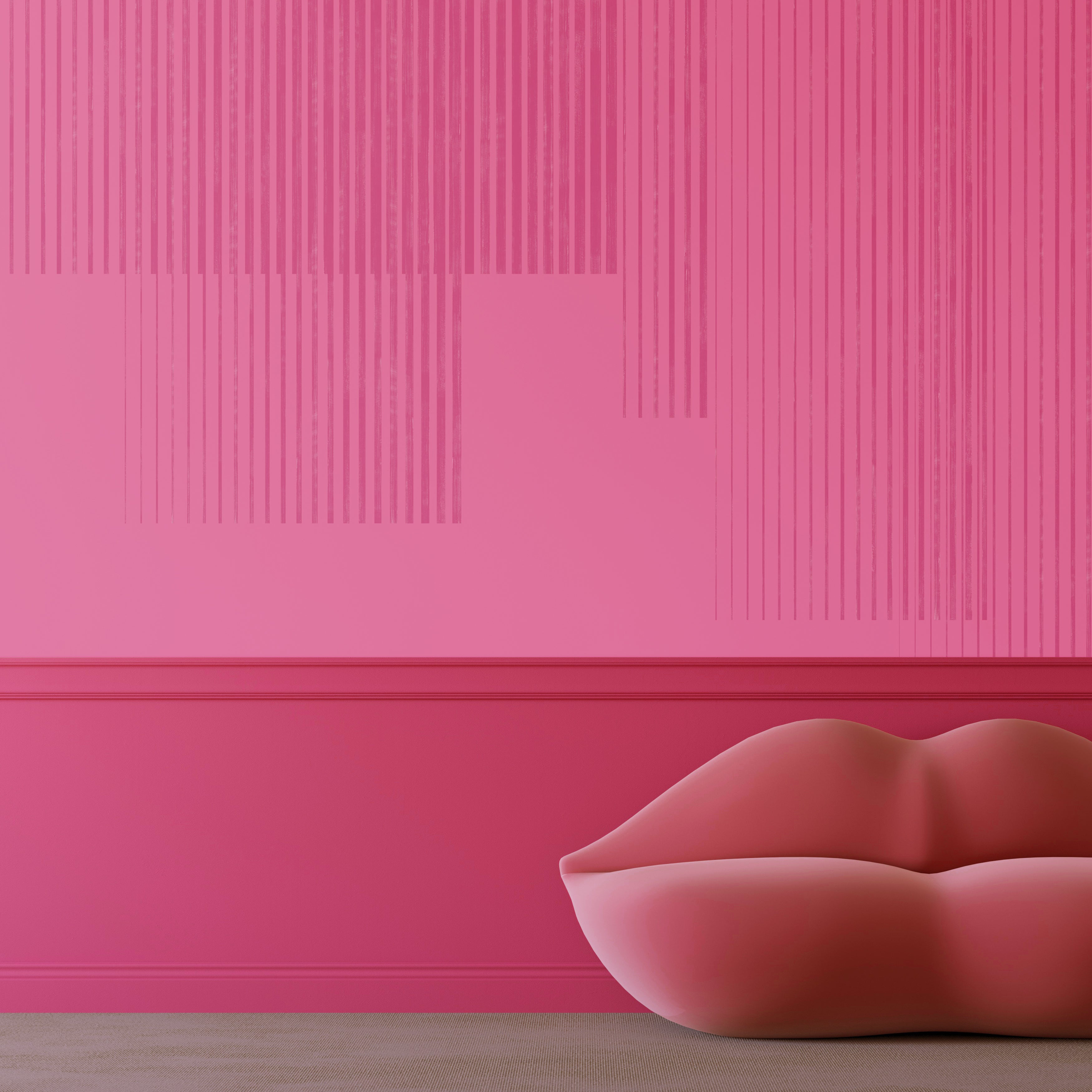 Seismic© Mural Wallpaper in Valentine