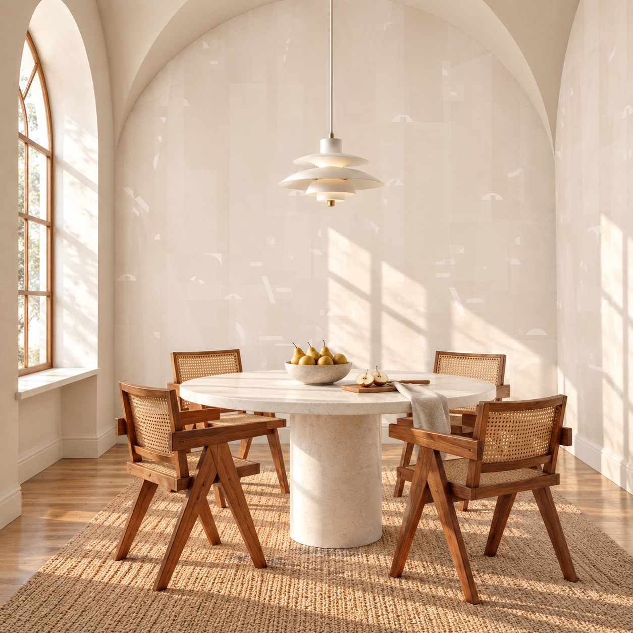 Shape Shifter© Mural Wallpaper in Shell