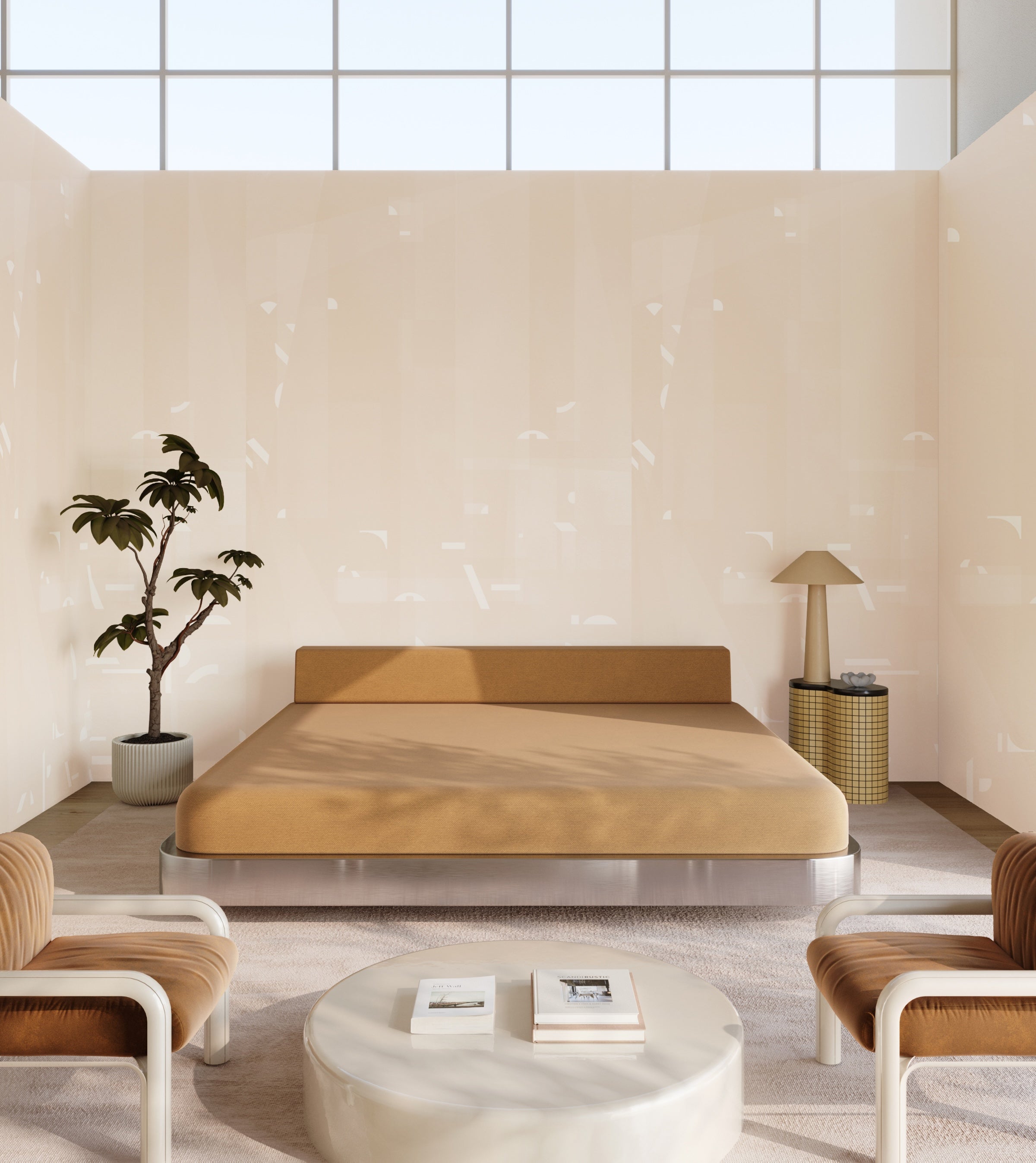 Shape Shifter© Mural Wallpaper in Shell