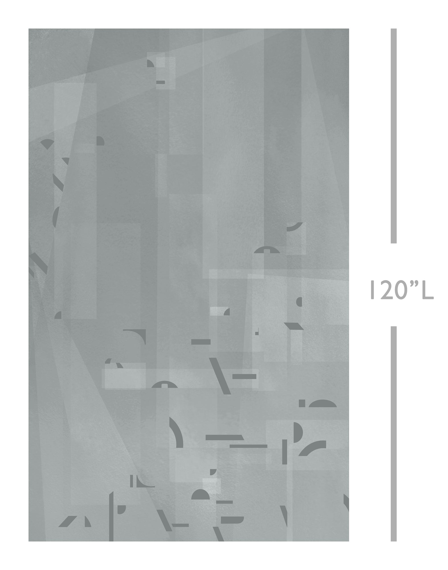 Shape Shifter© Mural Wallpaper in Slate Blue