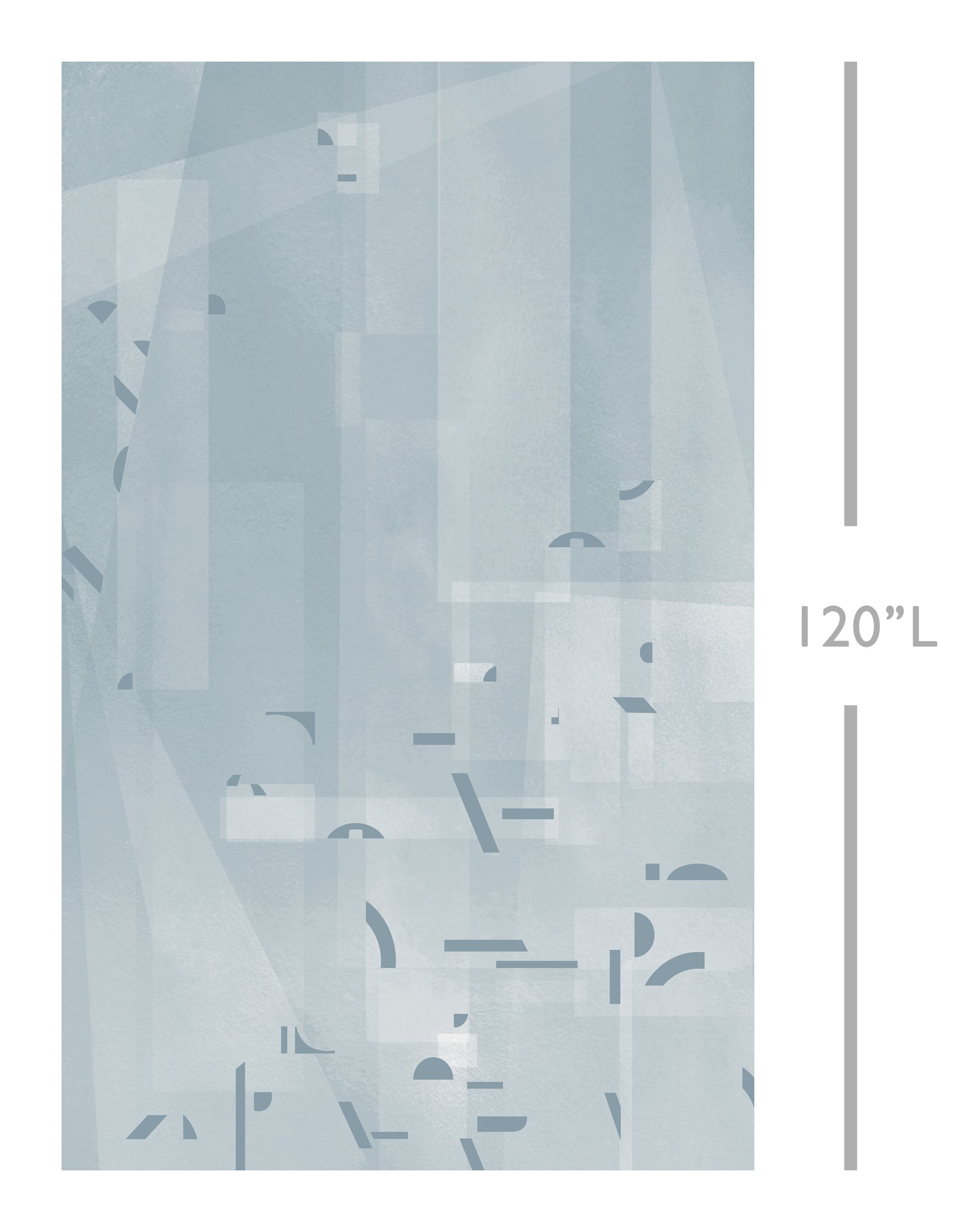 Shape Shifter© Mural Wallpaper in Stardust Blue