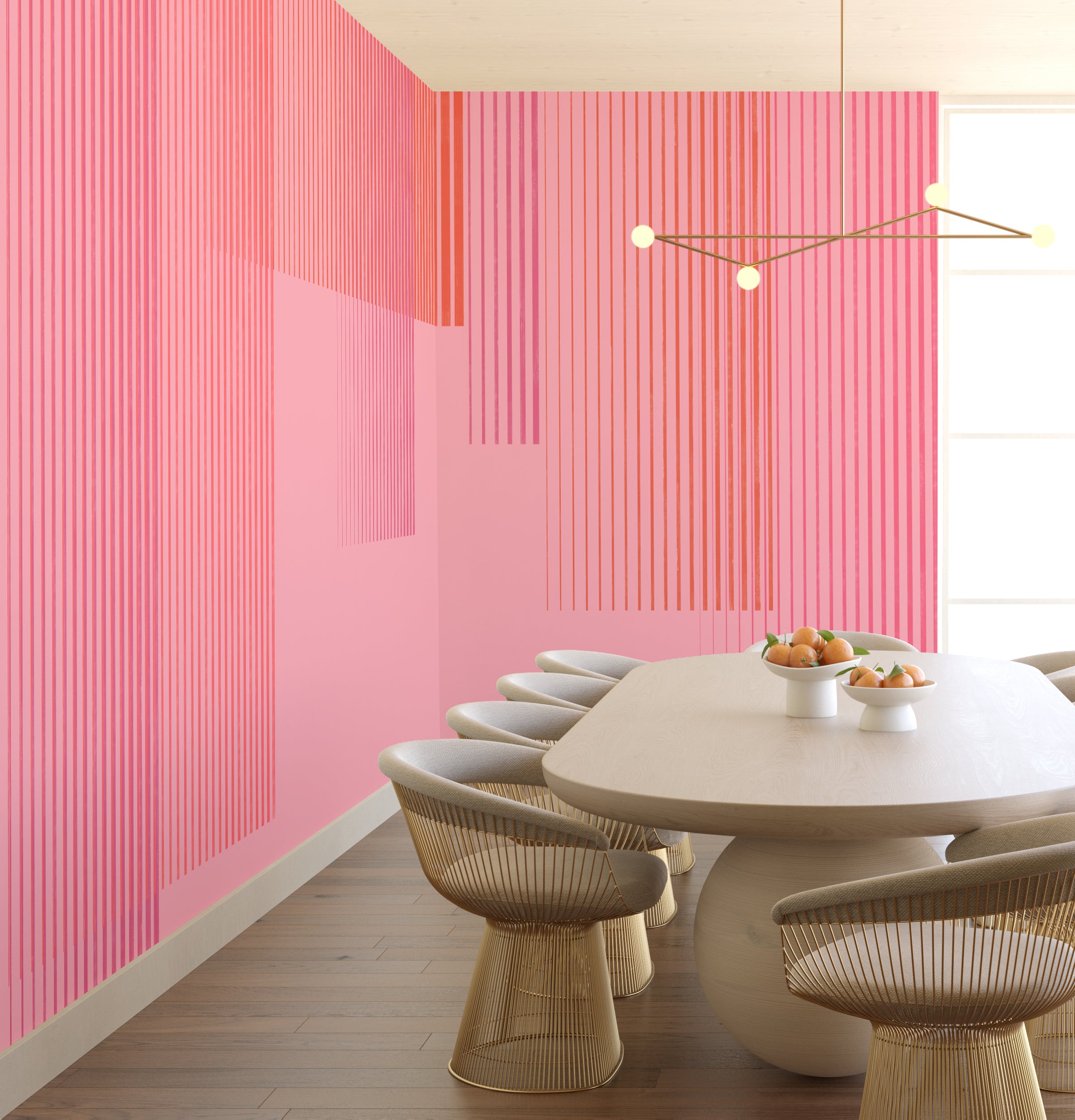 Seismic© Mural Wallpaper in Sweetart