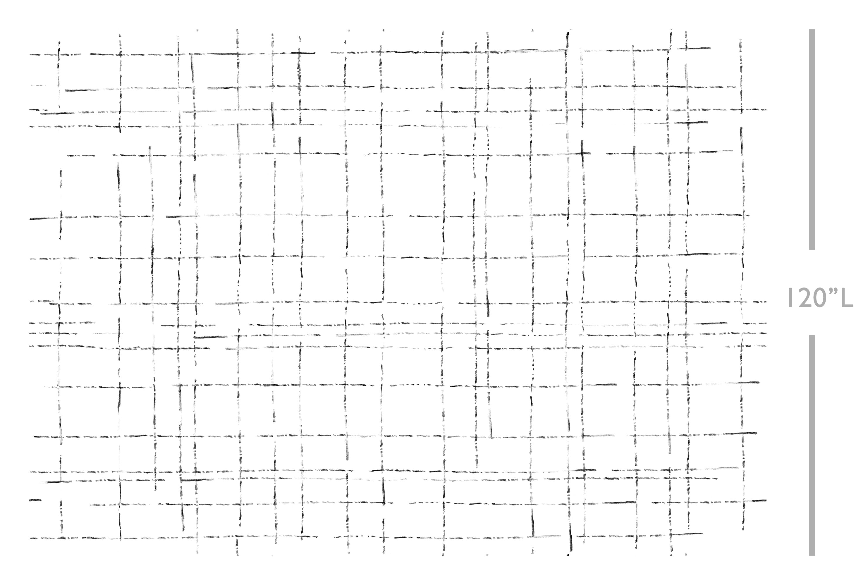 Stitch© Mural Wallpaper in black + white