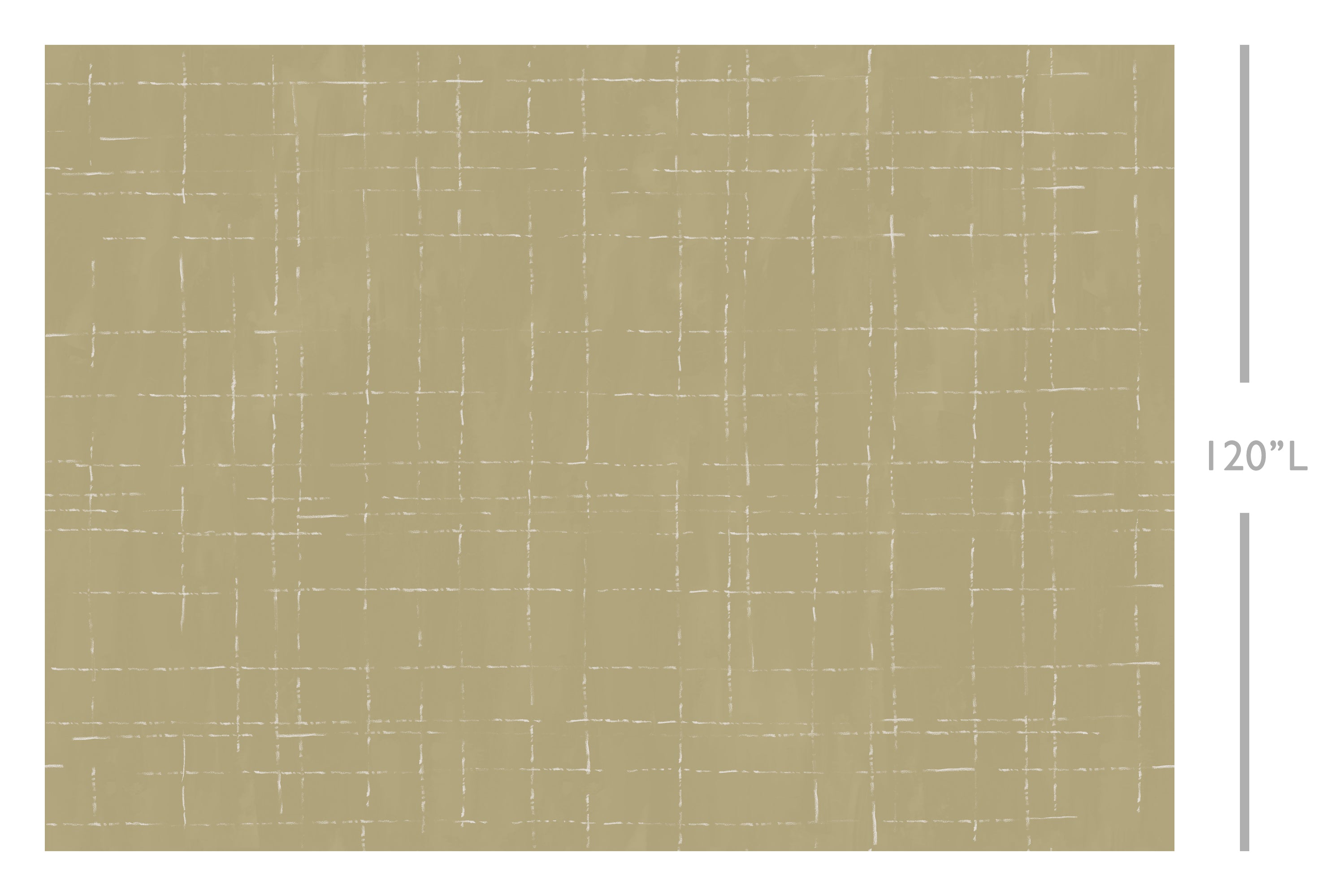 Stitch© Mural Wallpaper in moss