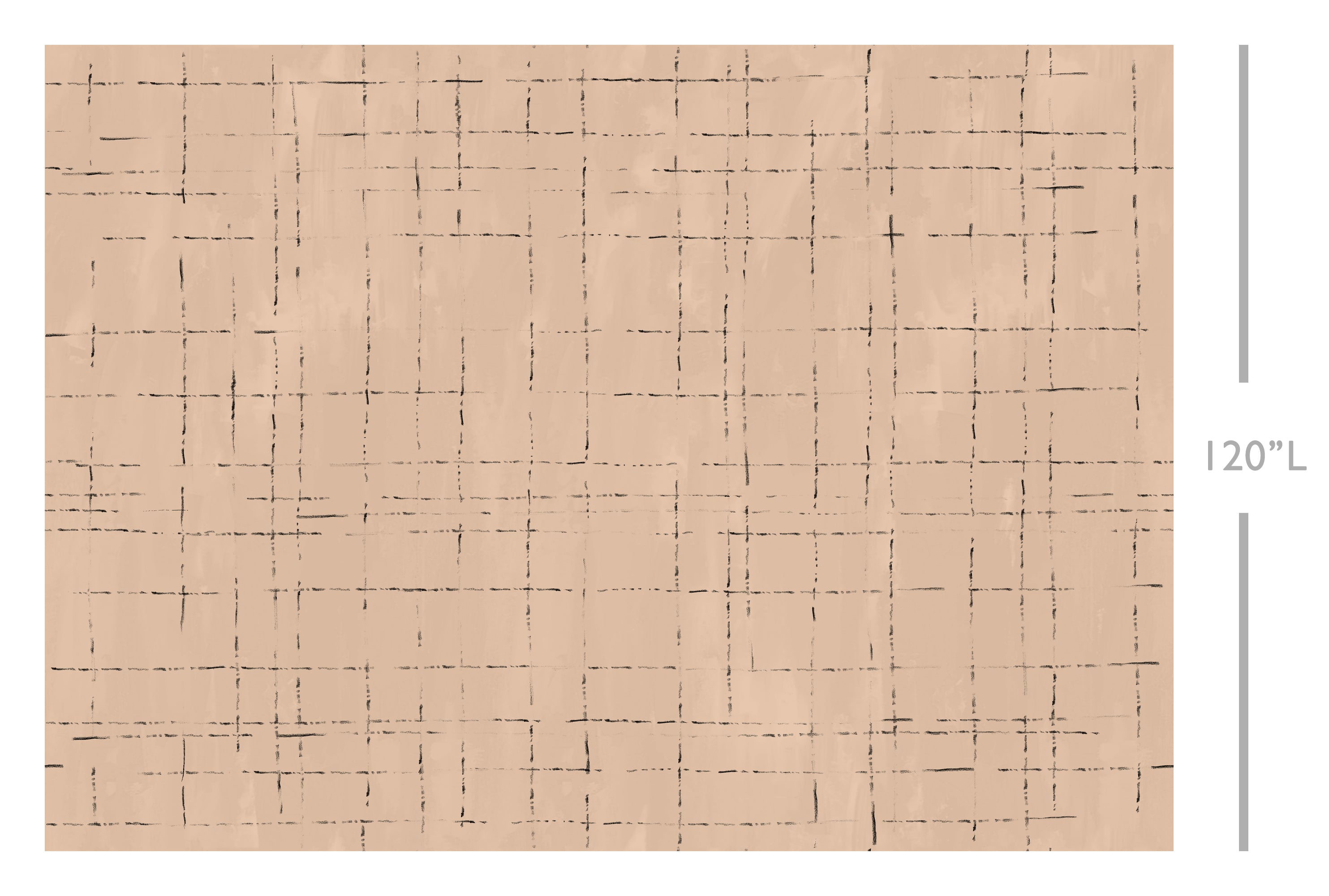 Stitch© Mural Wallpaper in rosebud