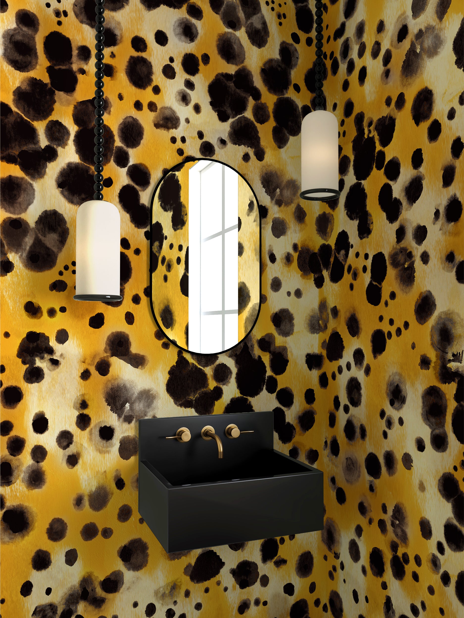 Sweet Spot© Wallpaper in Mustard