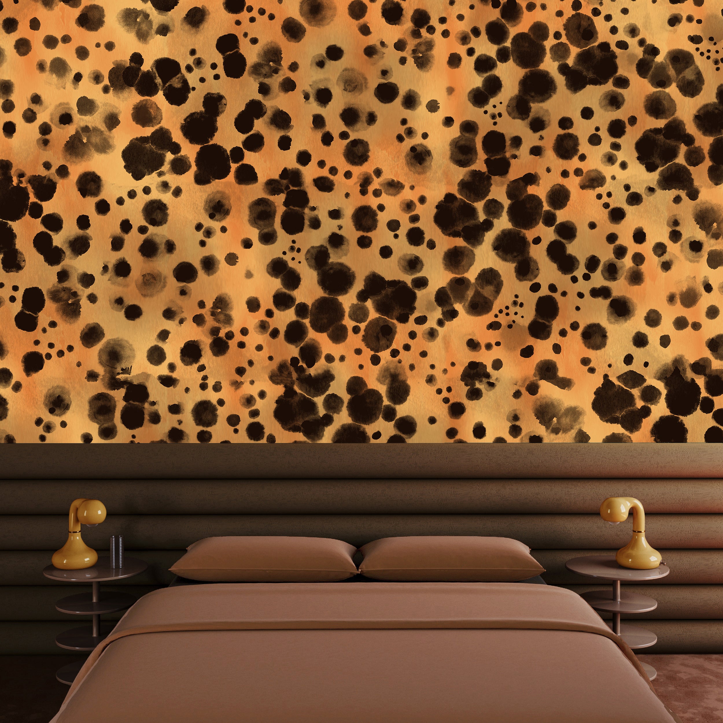 Sweet Spot© Wallpaper in Papaya