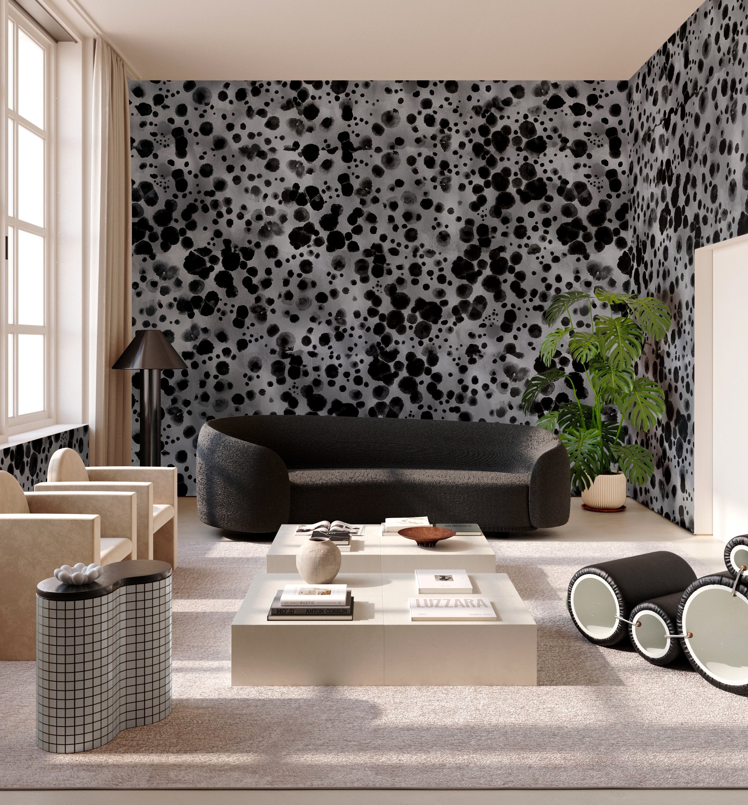 Sweet Spot© Wallpaper in Stone Blue