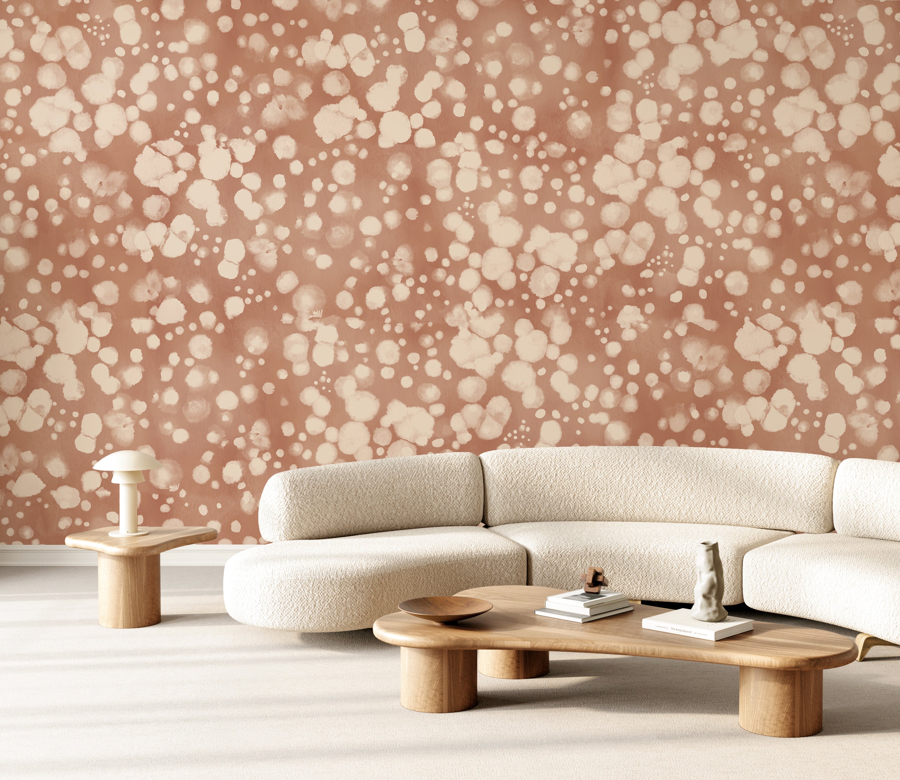 Sweet Spot© Wallpaper in Terracotta