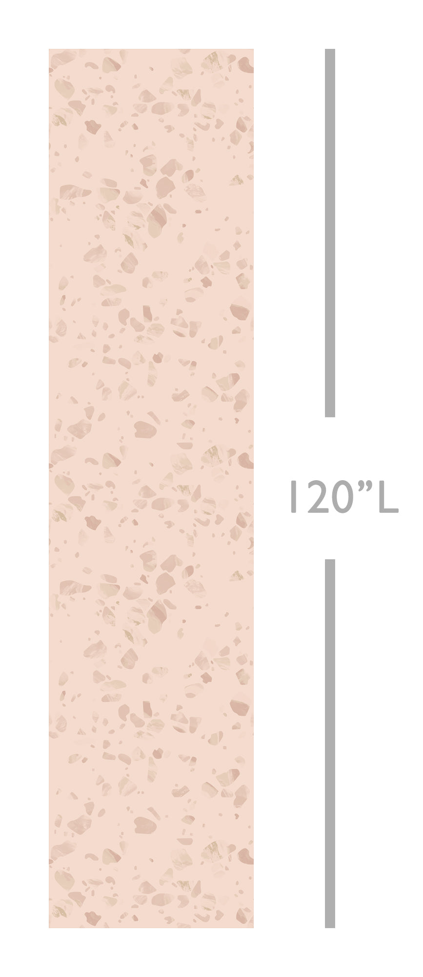 Terrazzo II© Wallpaper in Blush