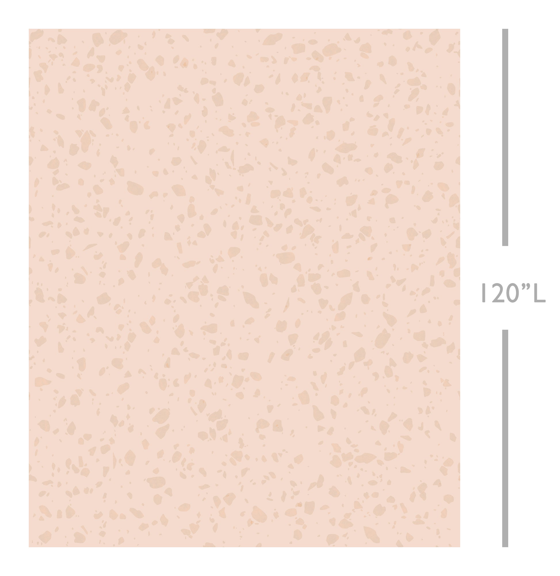 Terrazzo II© Wallpaper in Blush