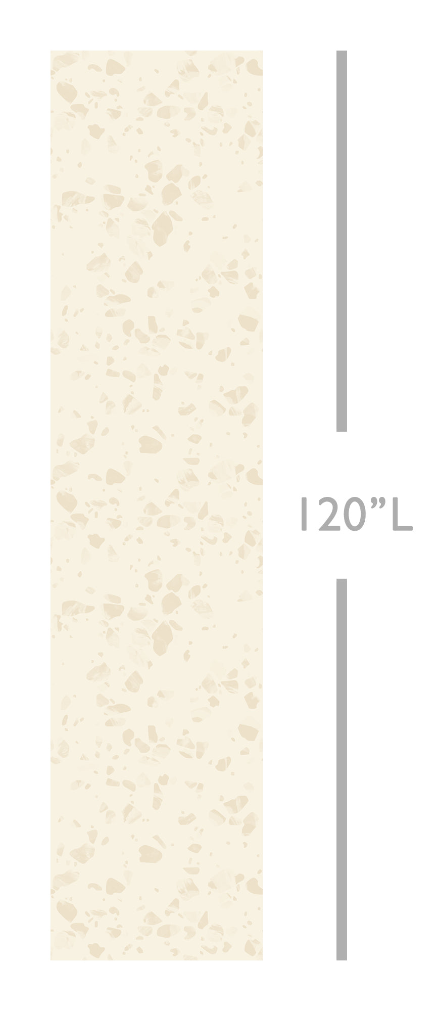 Terrazzo II© Wallpaper in Creme