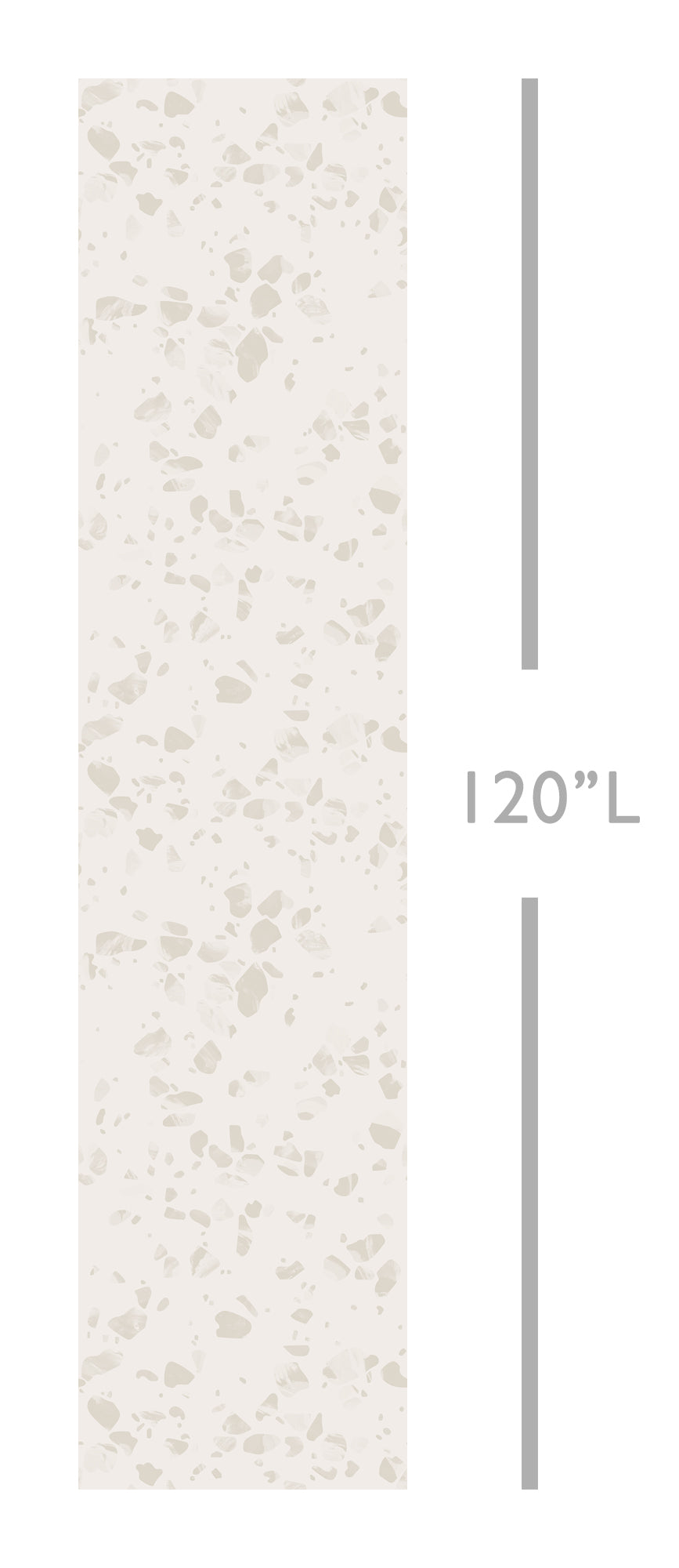 Terrazzo II© Wallpaper in Grey