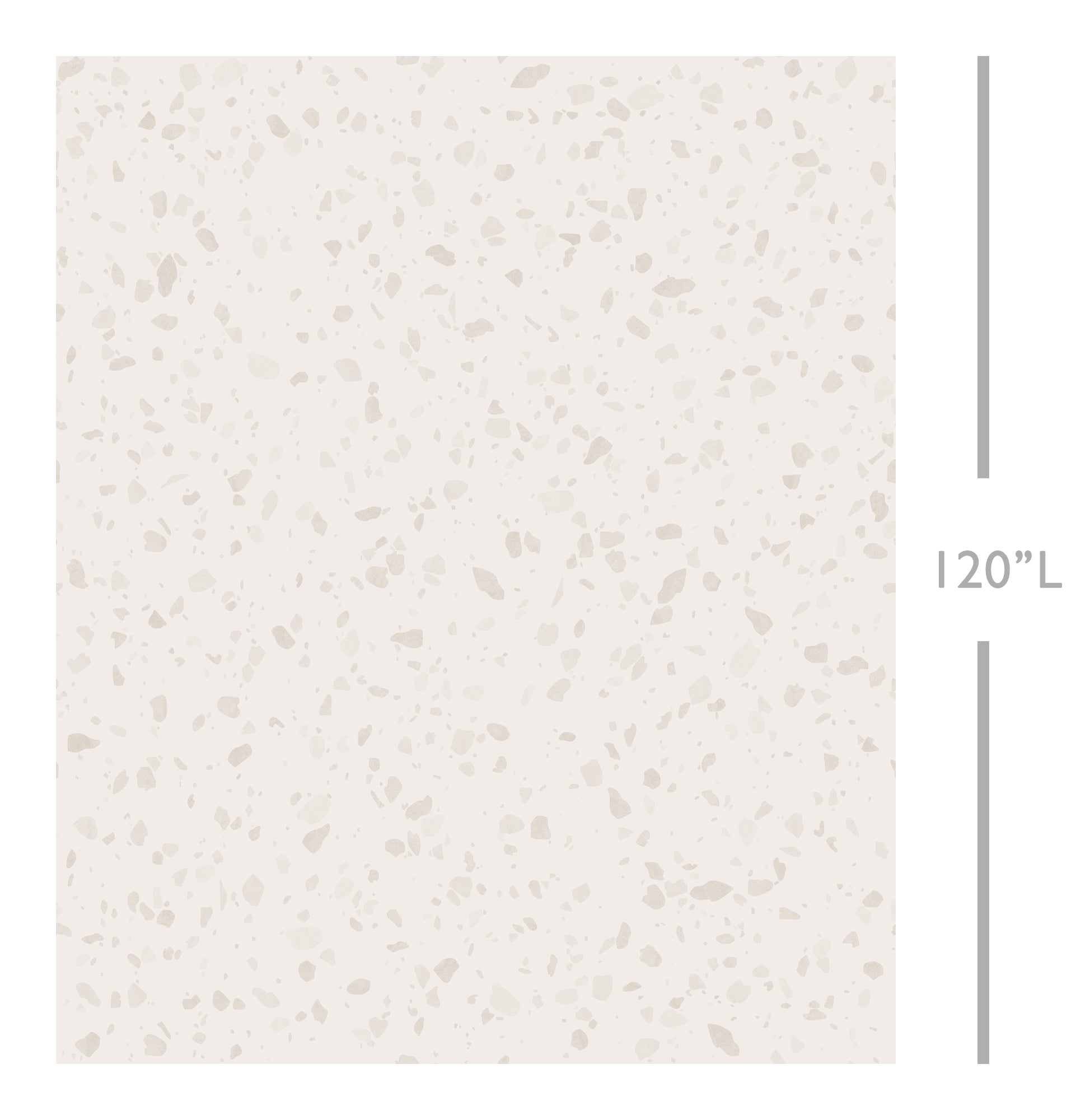Terrazzo II© Wallpaper in Grey