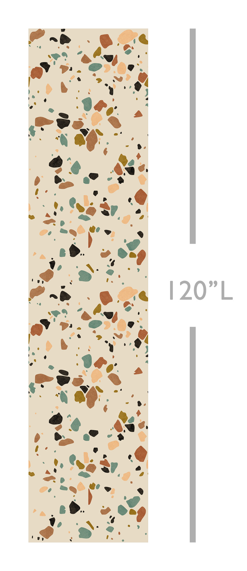 Terrazzo II© Wallpaper in Multicolor Creme