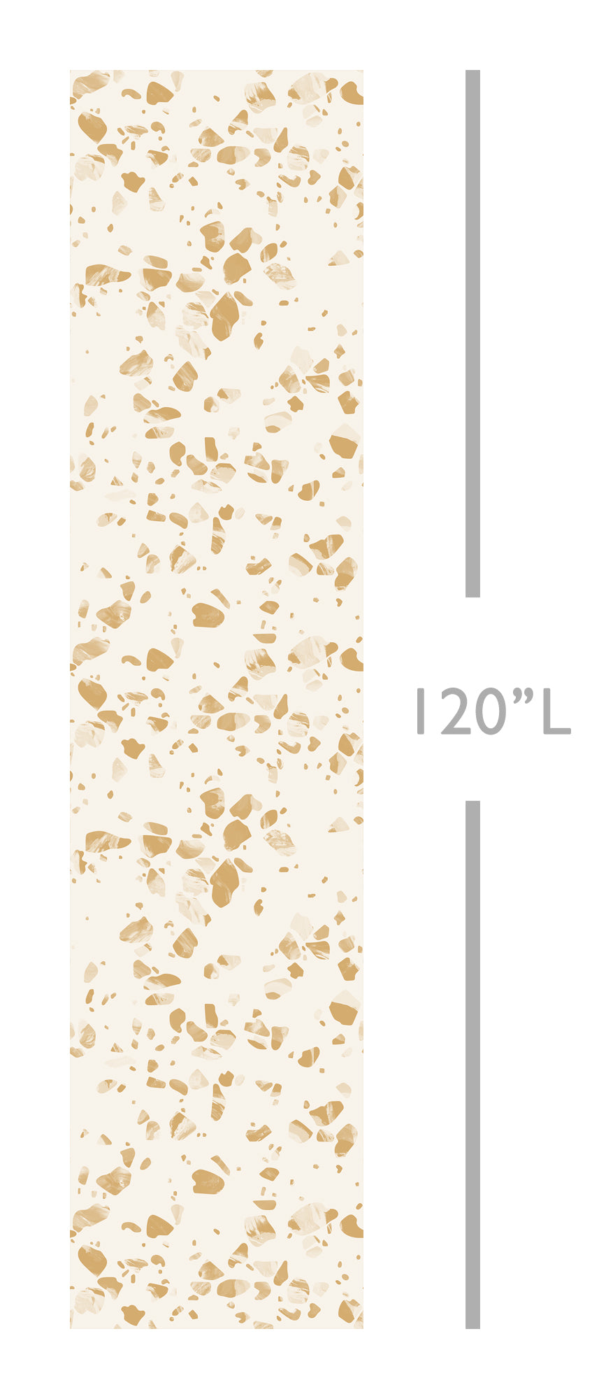 Terrazzo II© Wallpaper in Mustard