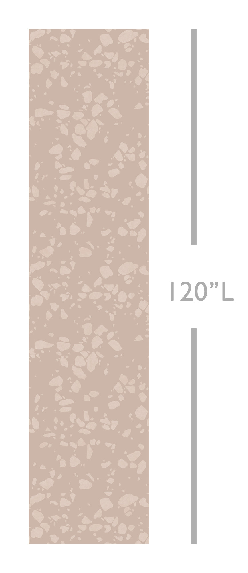 Terrazzo II© Wallpaper in Petal