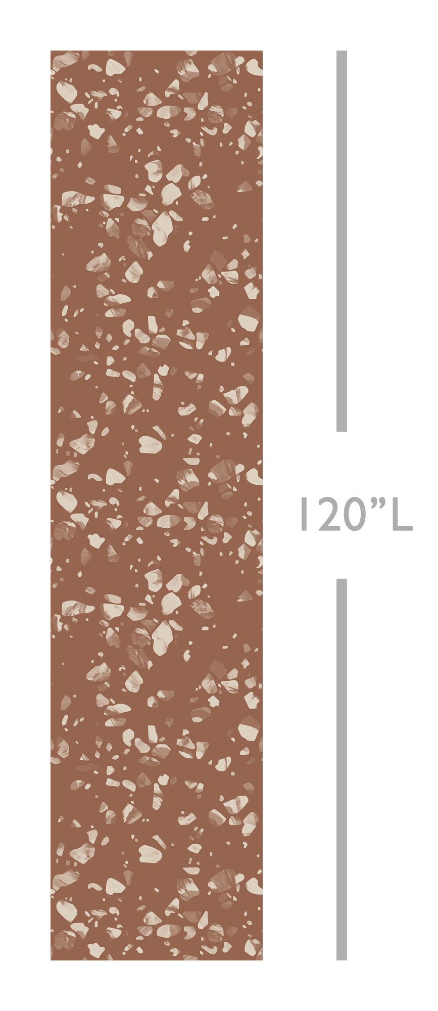 Terrazzo II© Wallpaper in Sienna