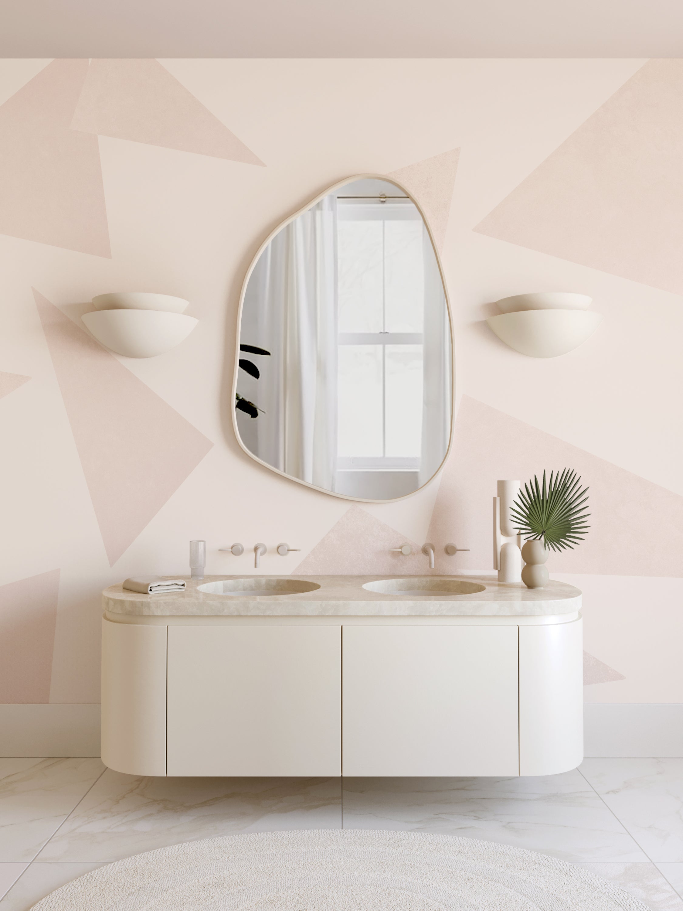 Terrazzo© Wallpaper in blush