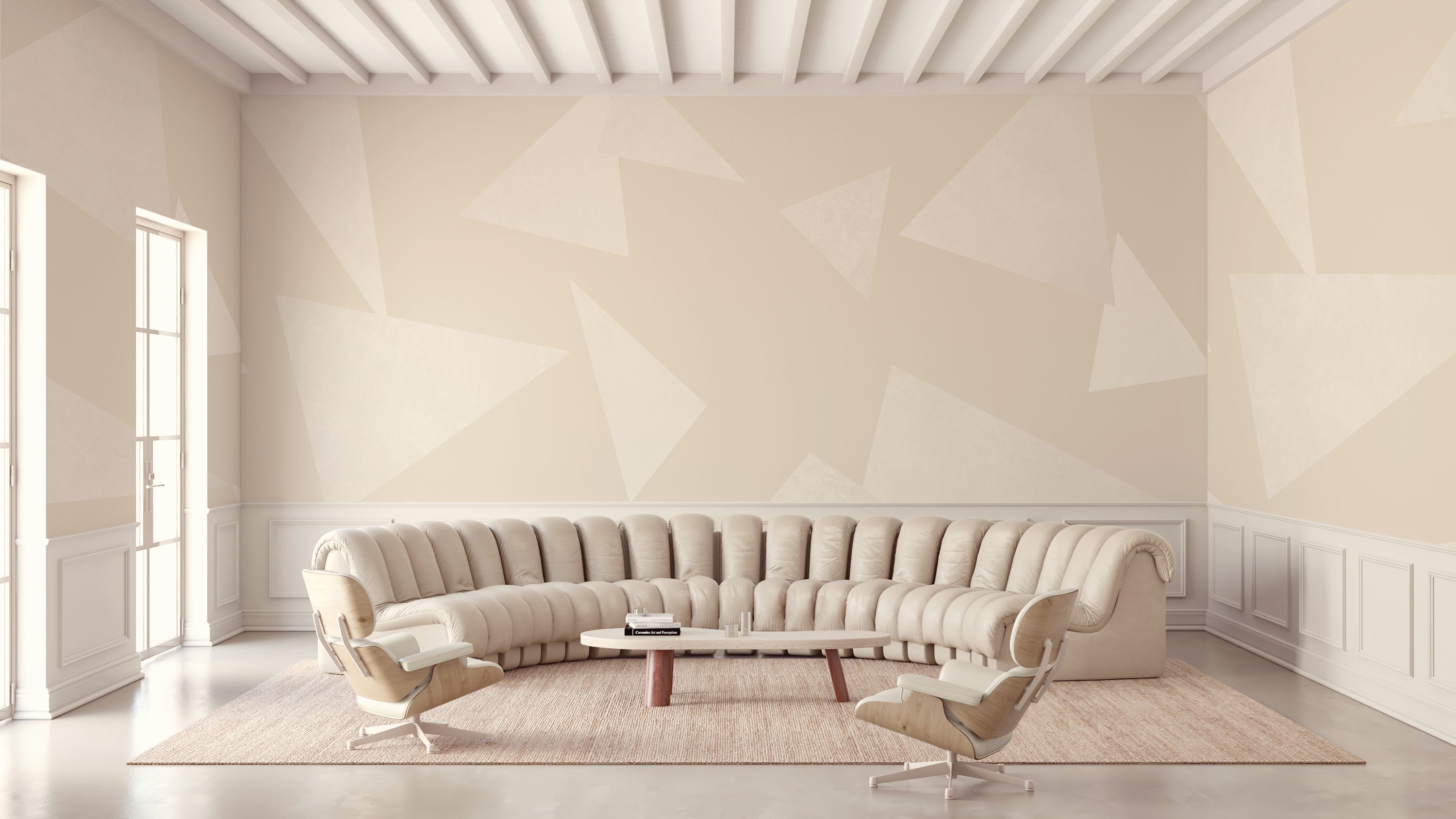 Terrazzo© Wallpaper in creme