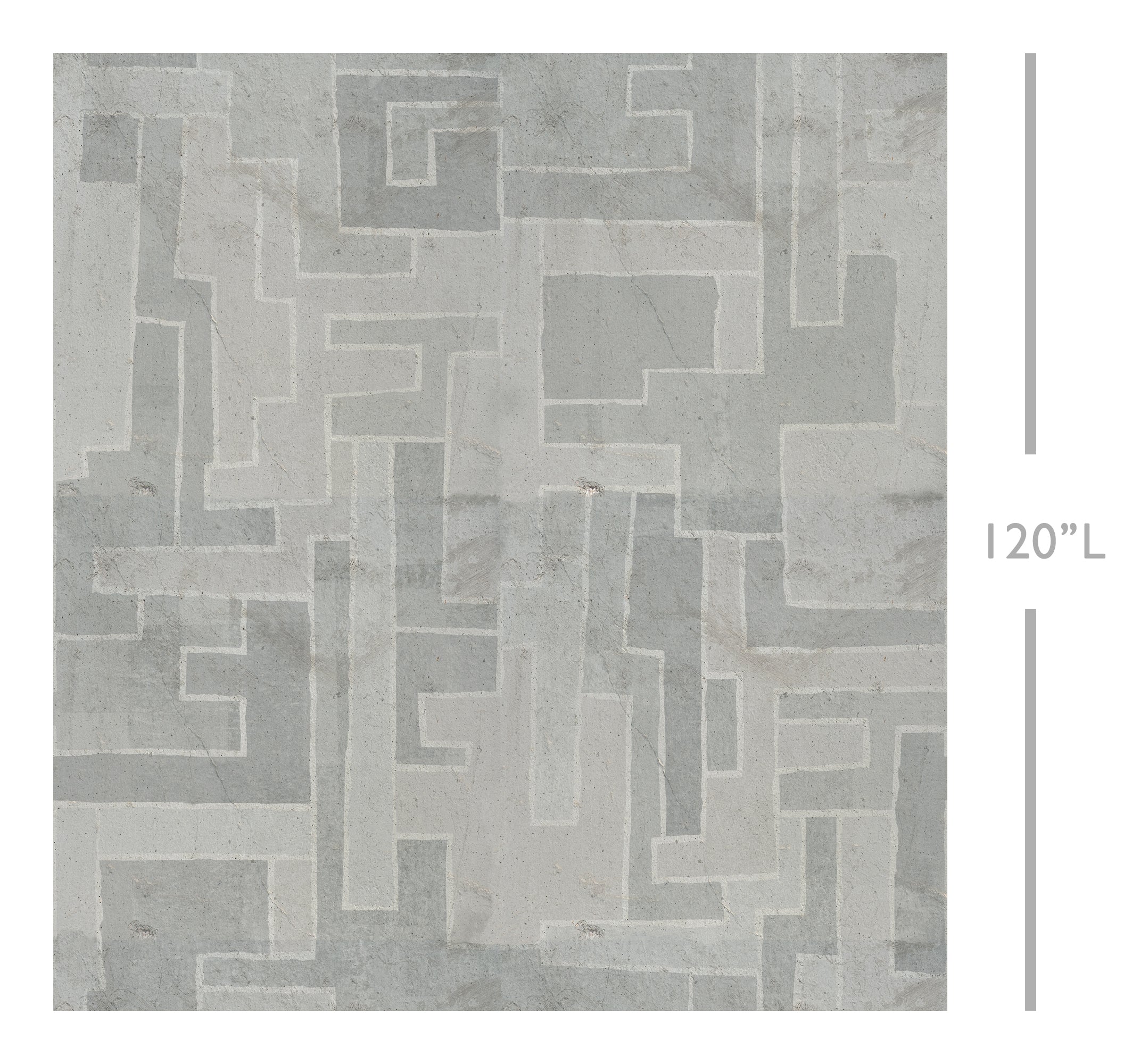 Tetris© Mural Wallpaper in Grey