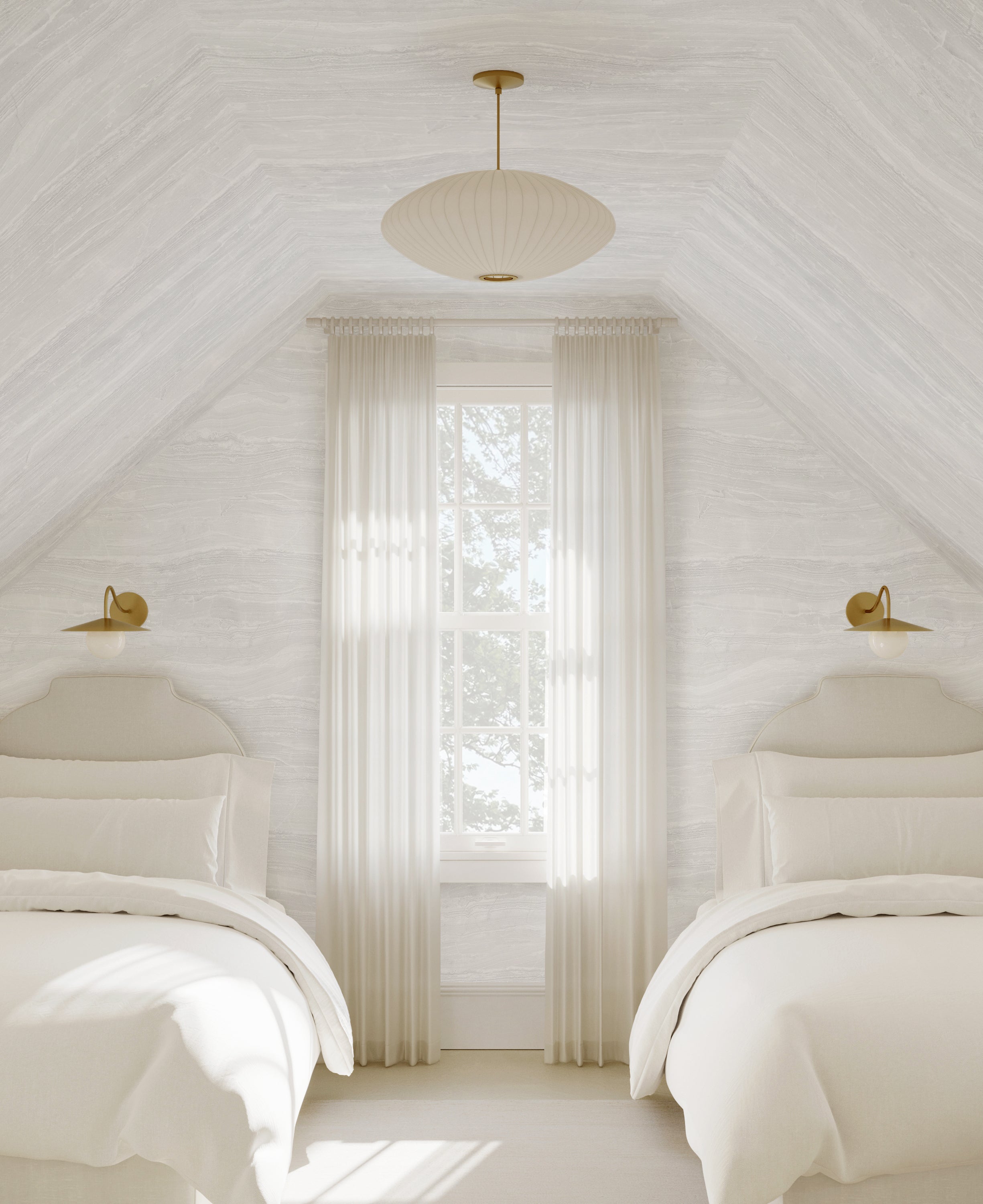 Travertine© Mural Wallpaper in Acid