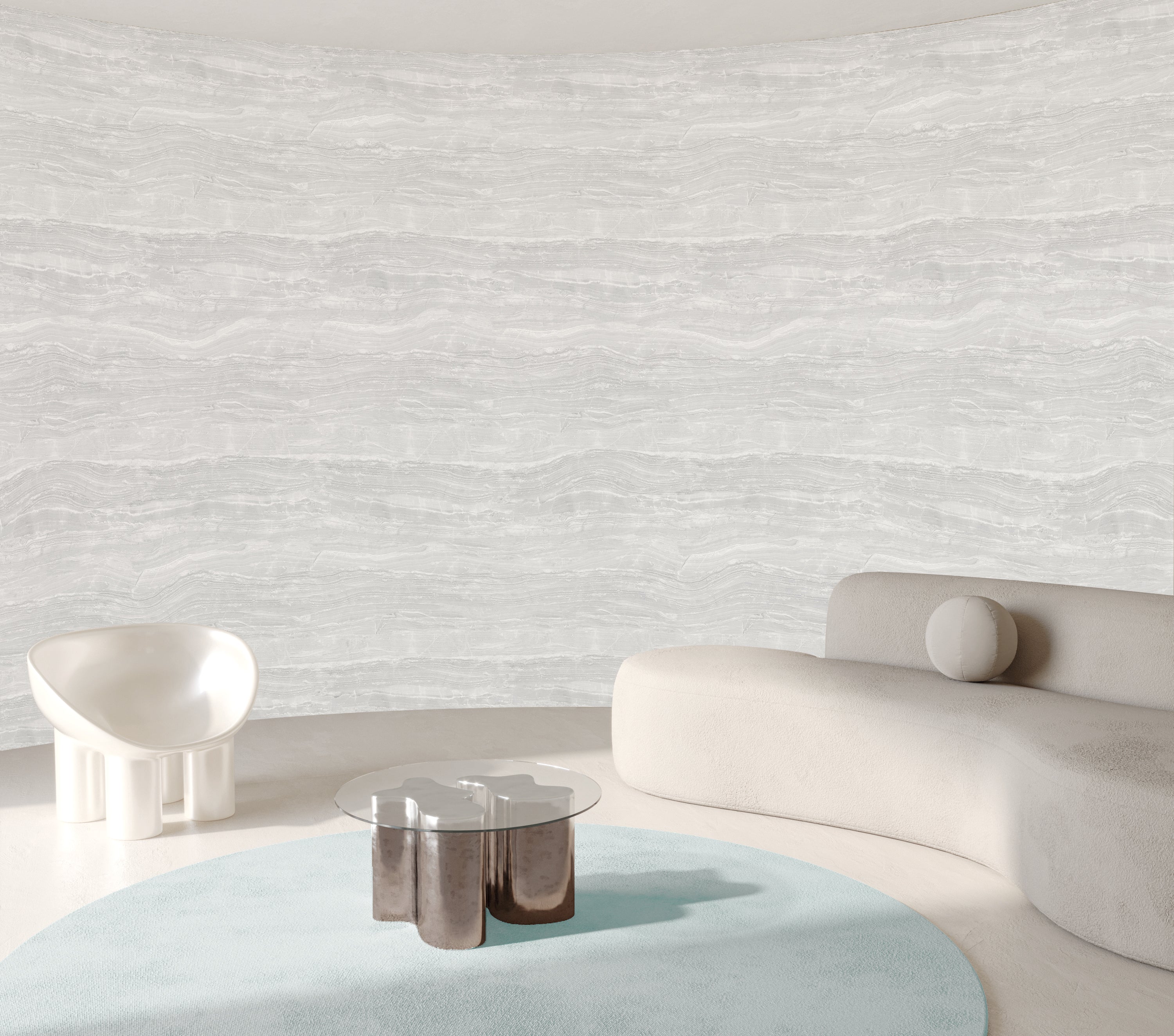 Travertine© Mural Wallpaper in Acid