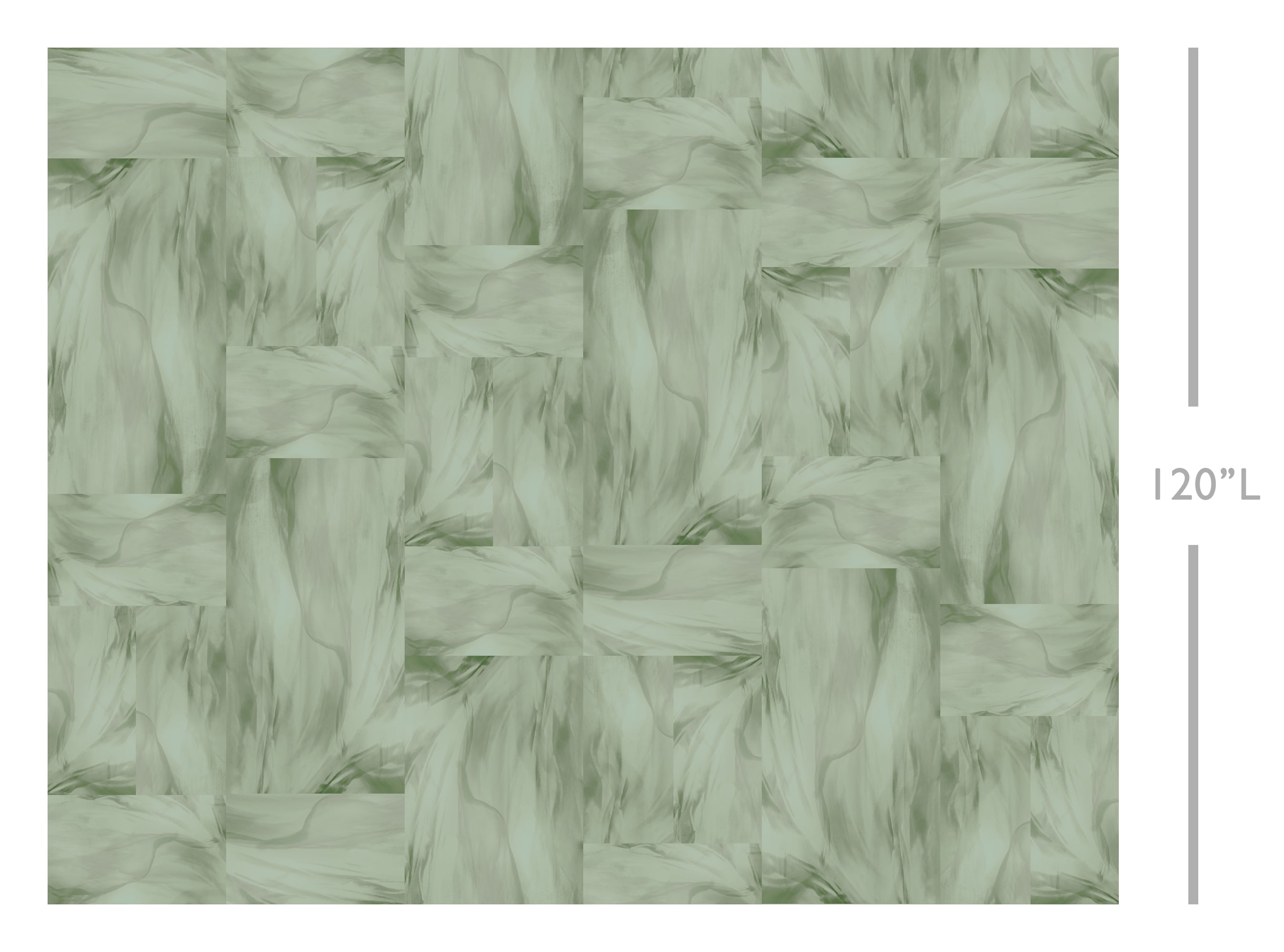 Tulle© Wallpaper in Green