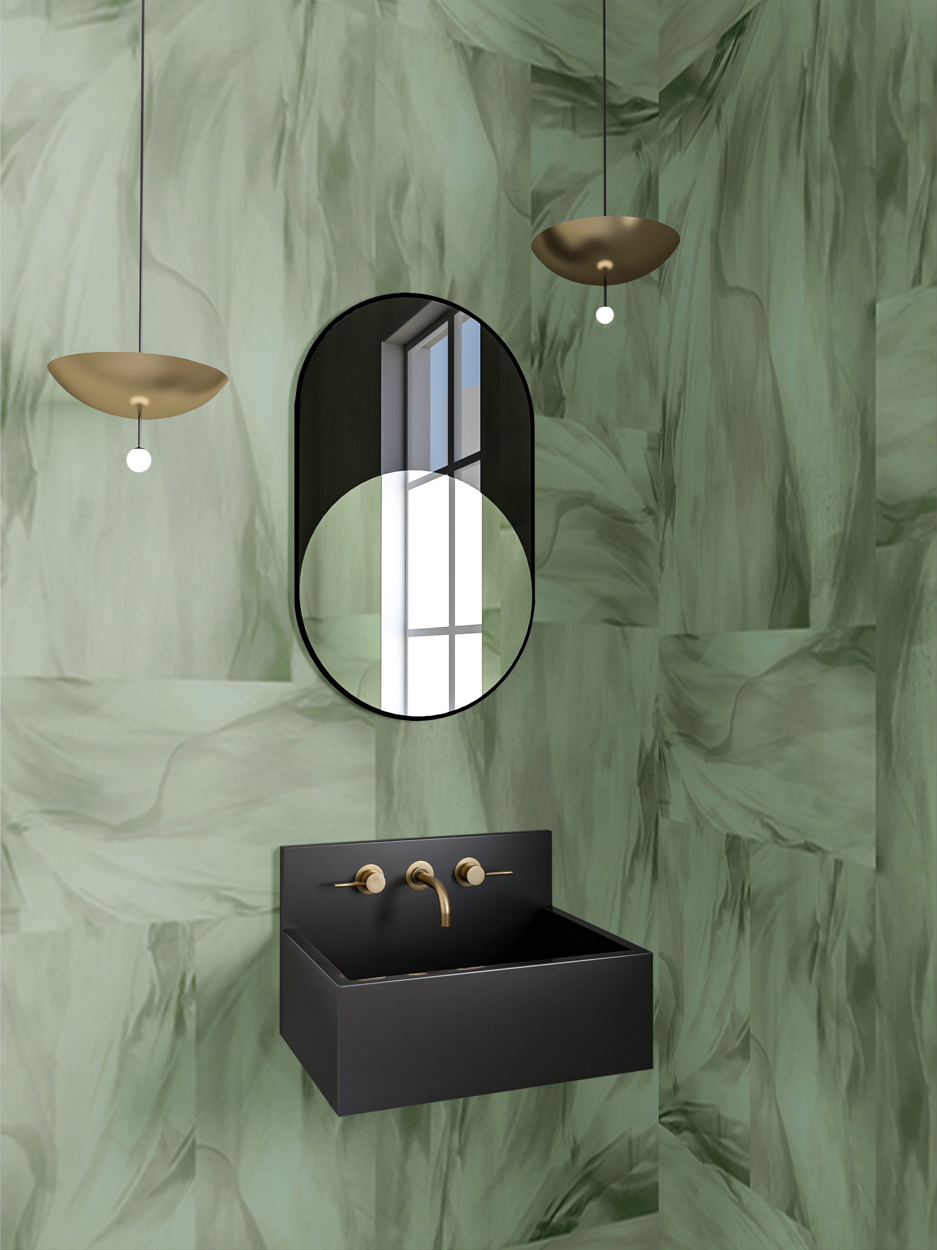 Tulle© Wallpaper in Green