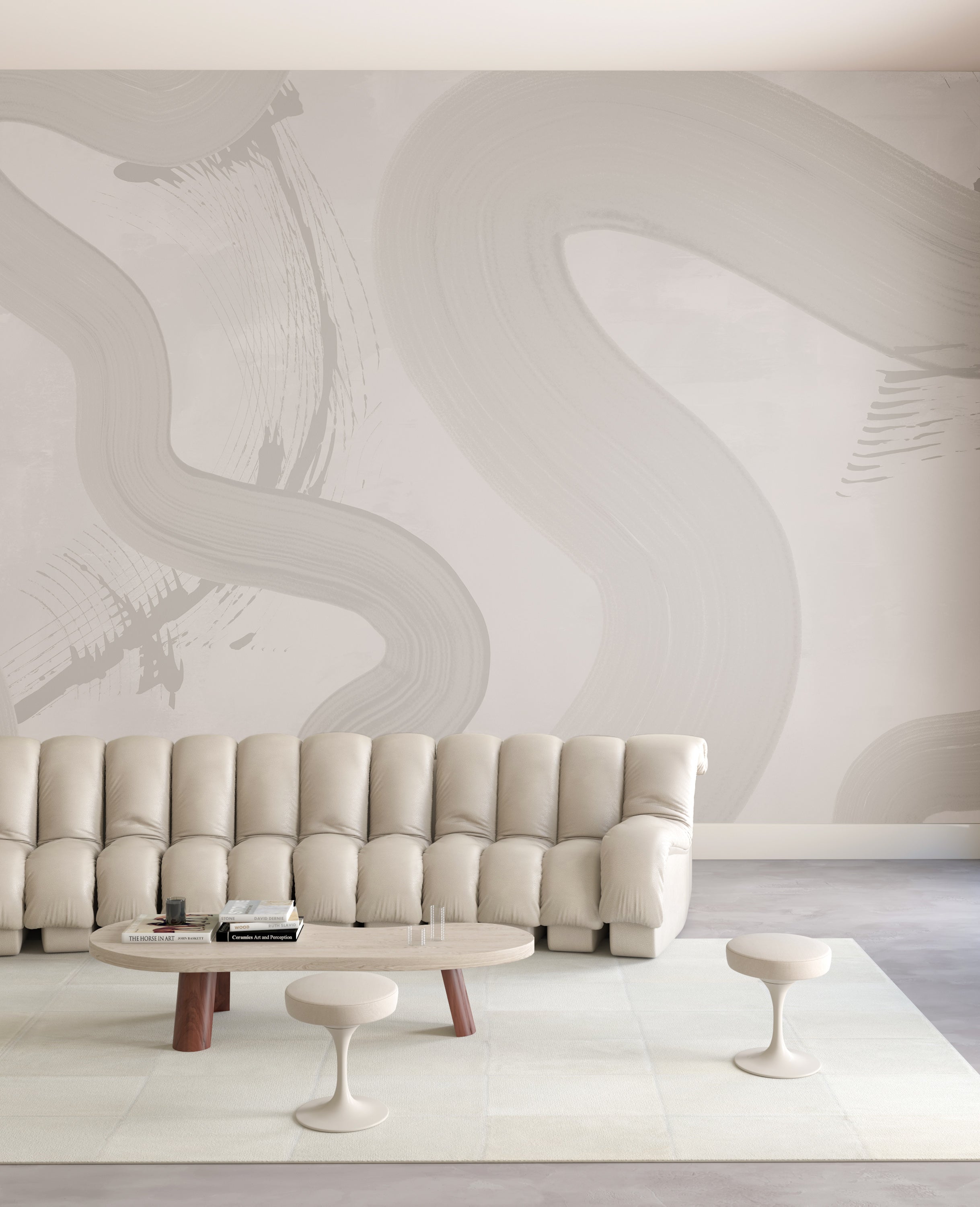 Untamed© Mural Wallpaper in Cobble