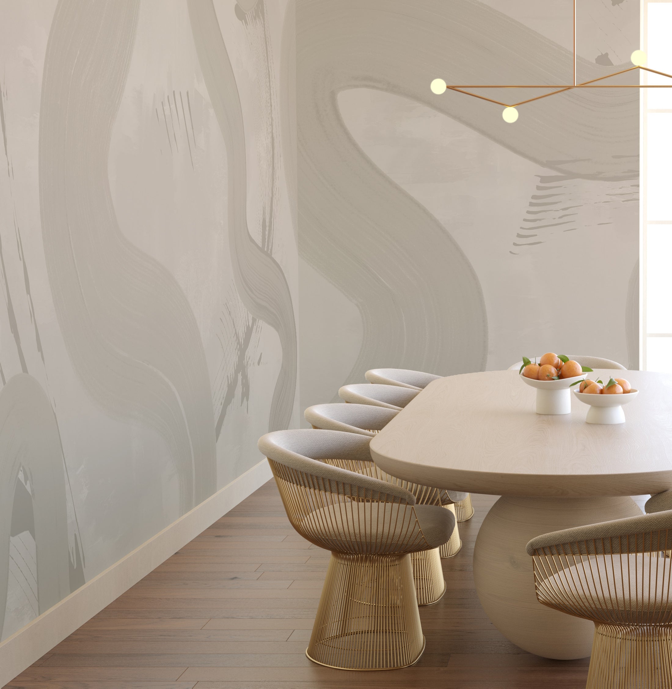 Untamed© Mural Wallpaper in Cobble