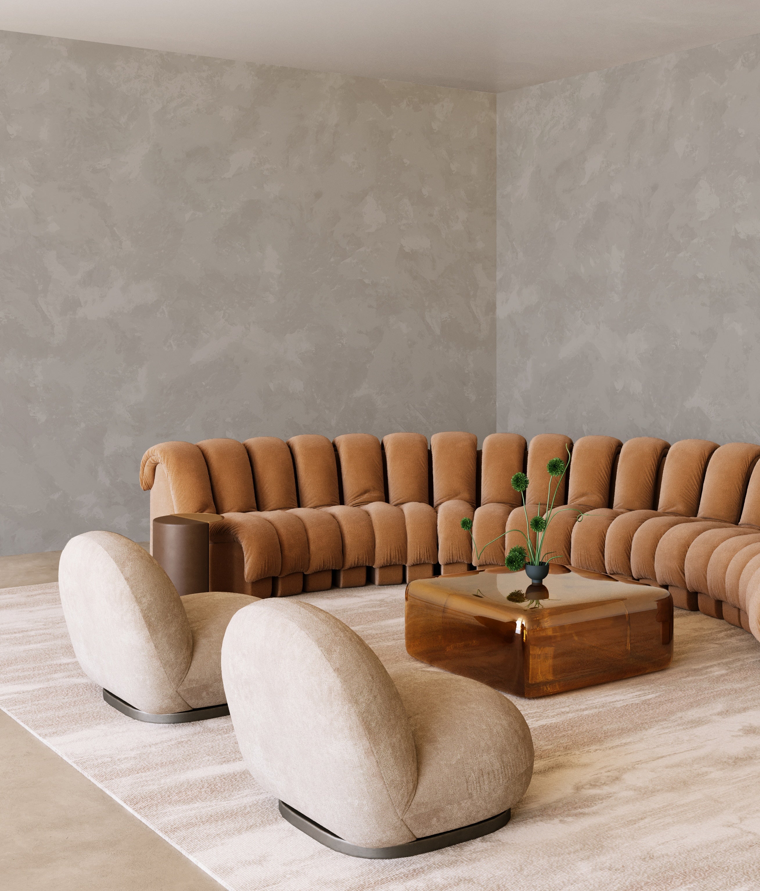 Venetian© Mural Wallpaper in Gris