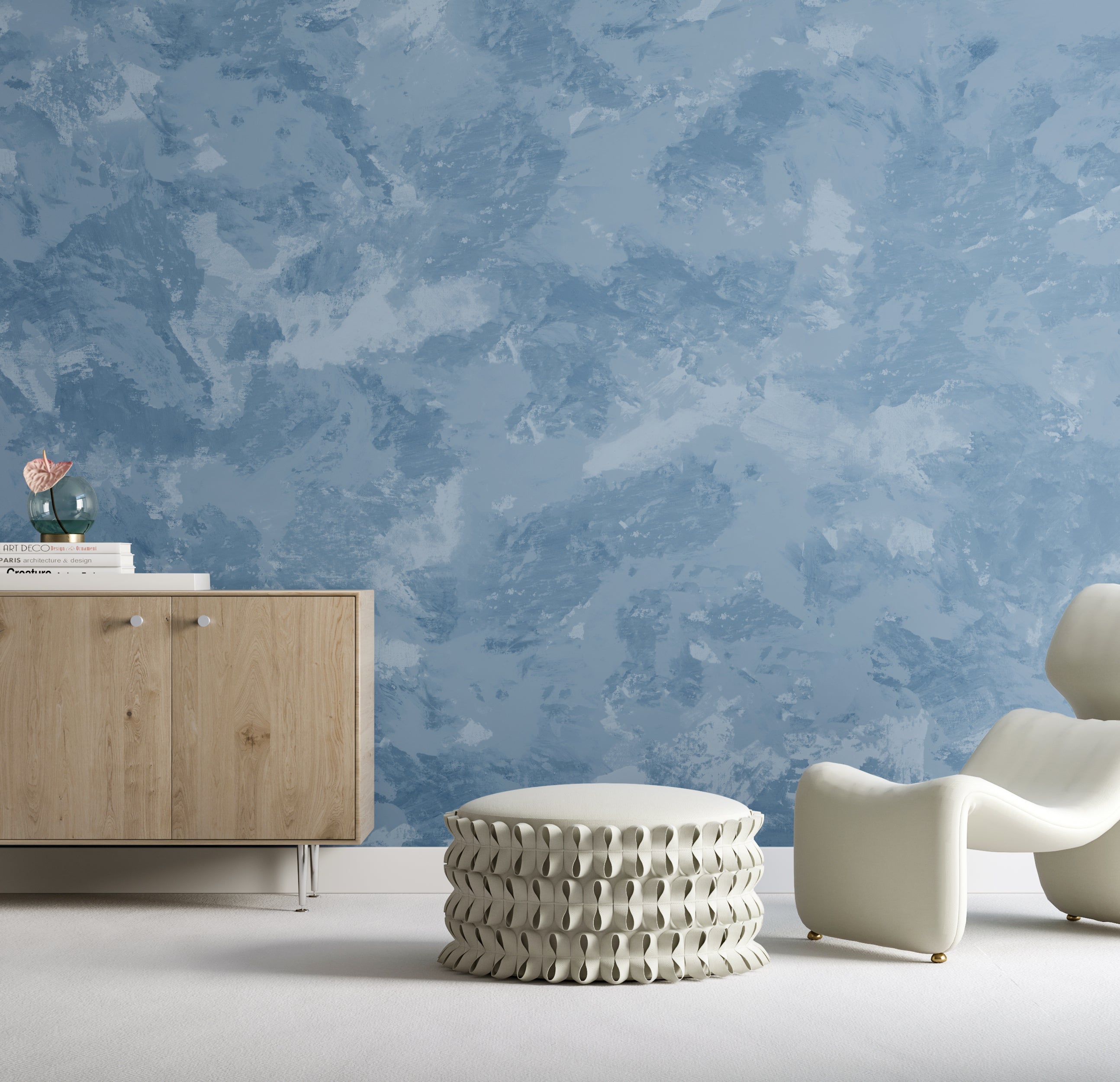 Venetian© Mural Wallpaper in Indigo