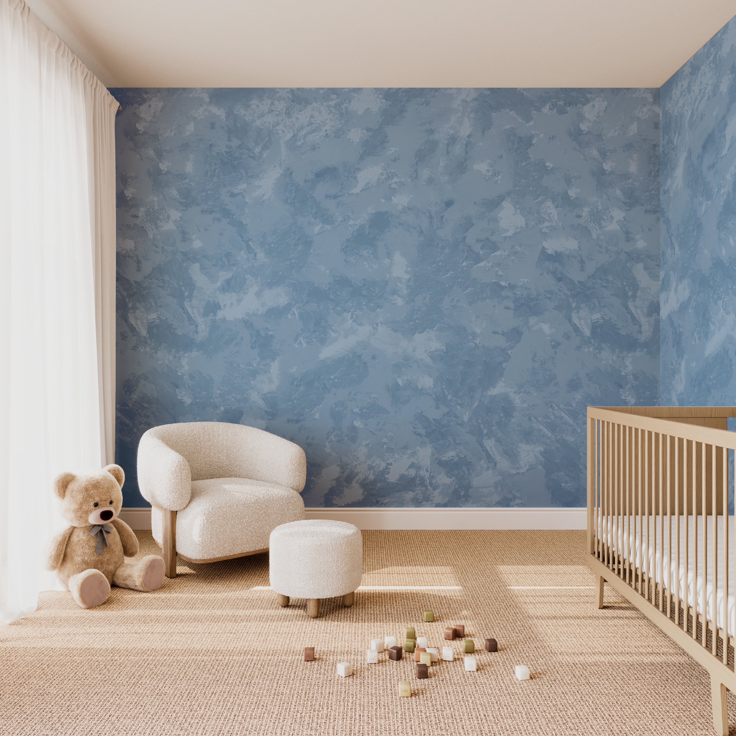 Venetian© Mural Wallpaper in Indigo