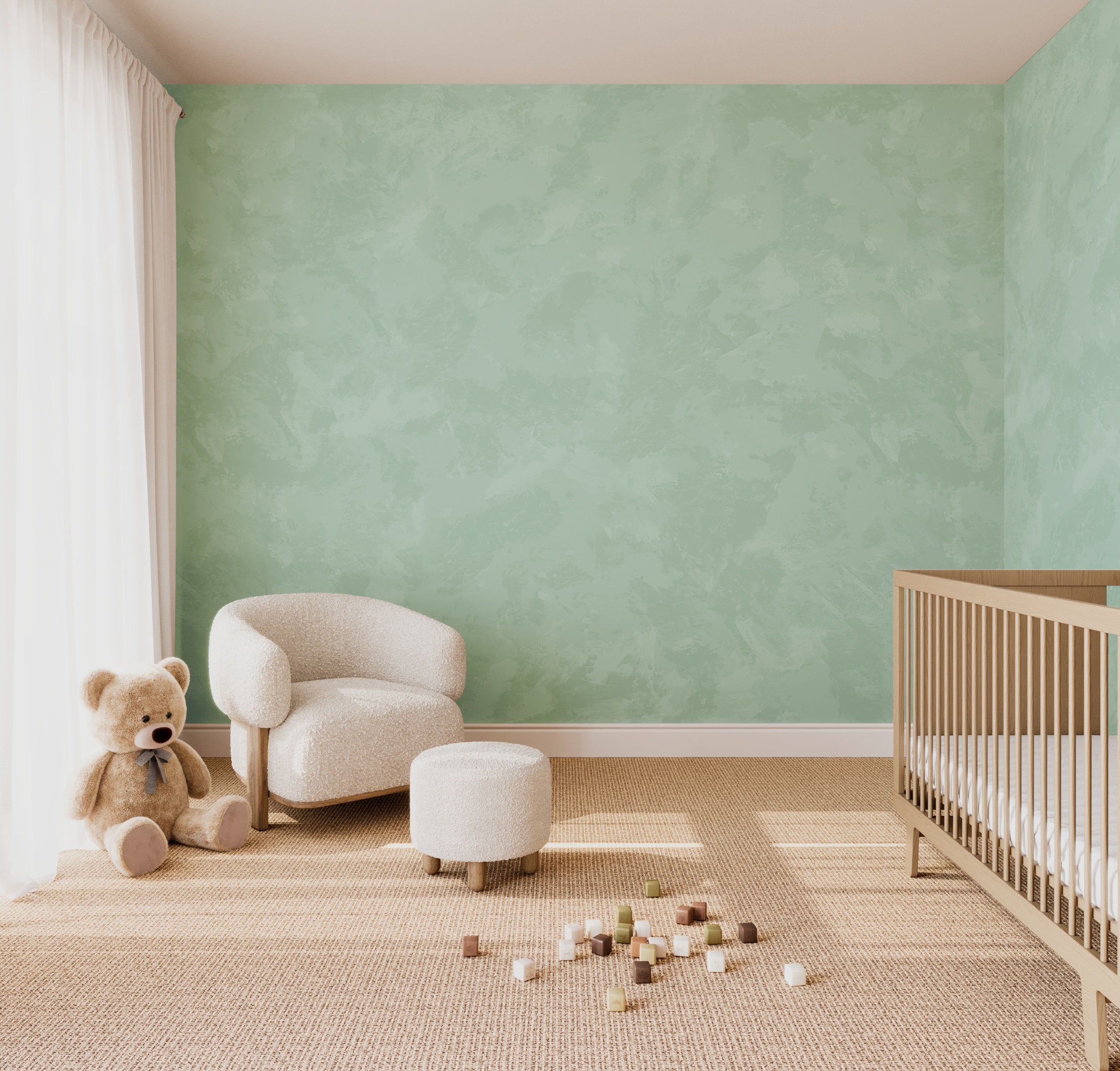 Venetian© Mural Wallpaper in Jade