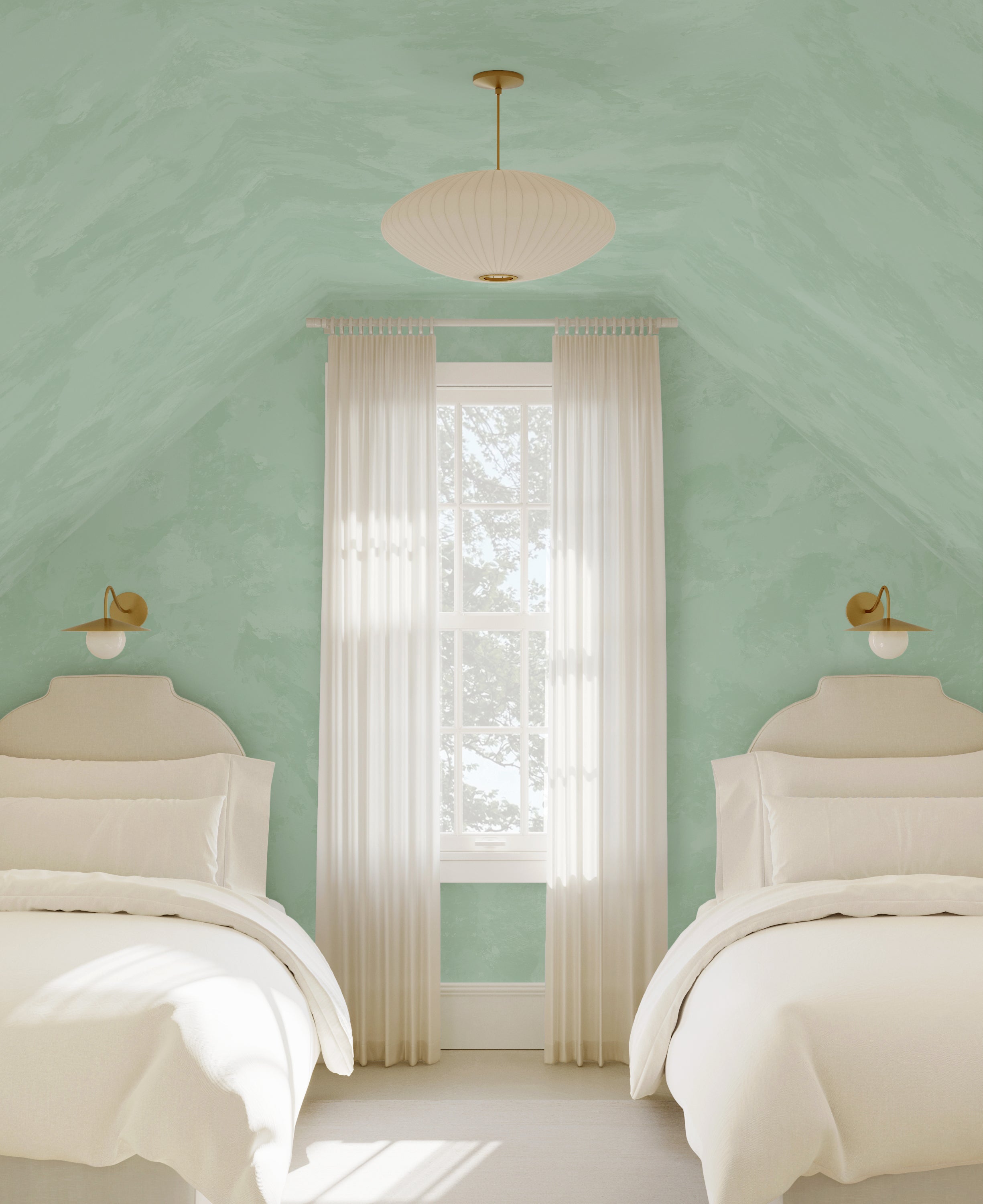 Venetian© Mural Wallpaper in Jade