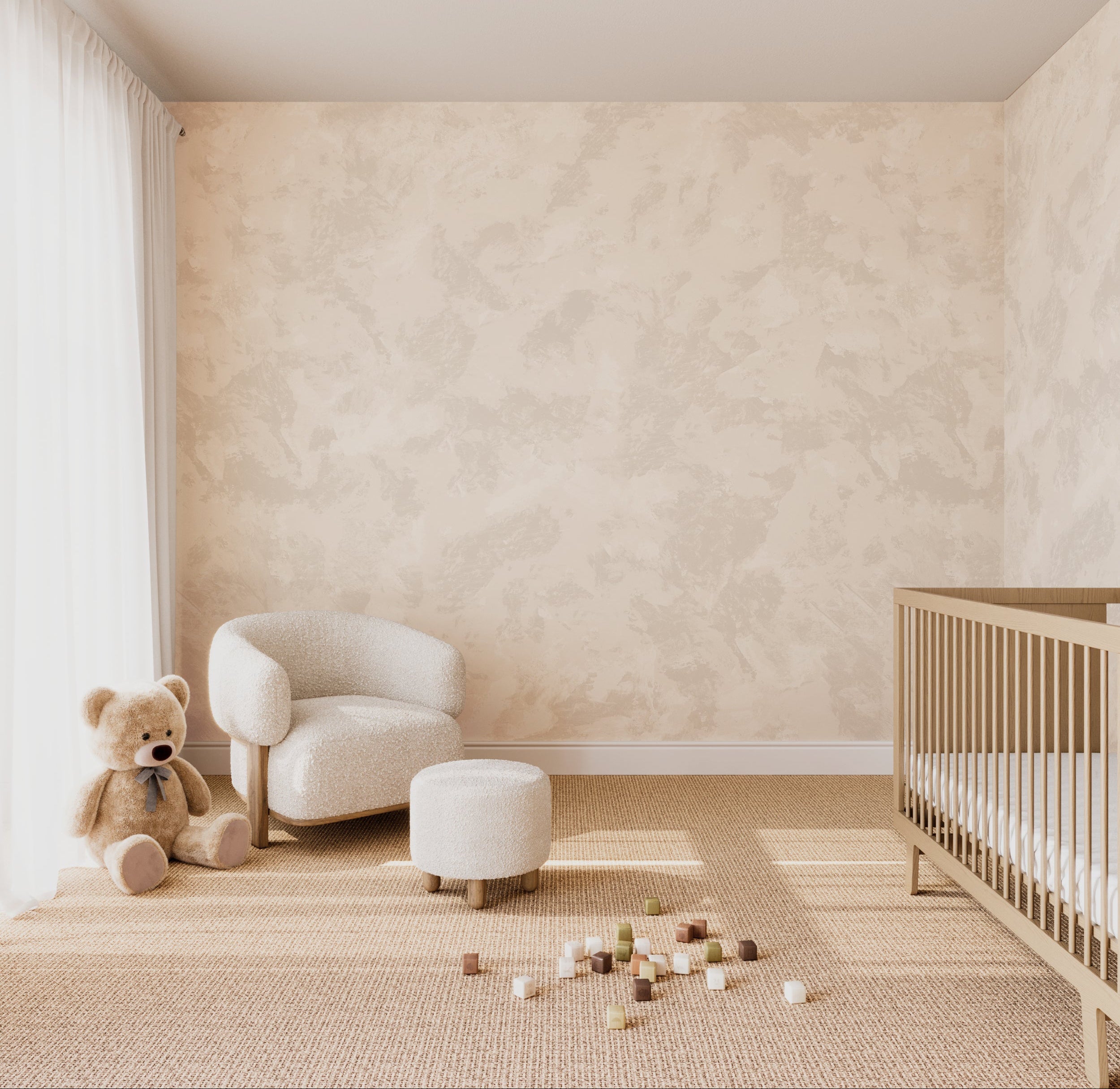 Venetian© Mural Wallpaper in Linen