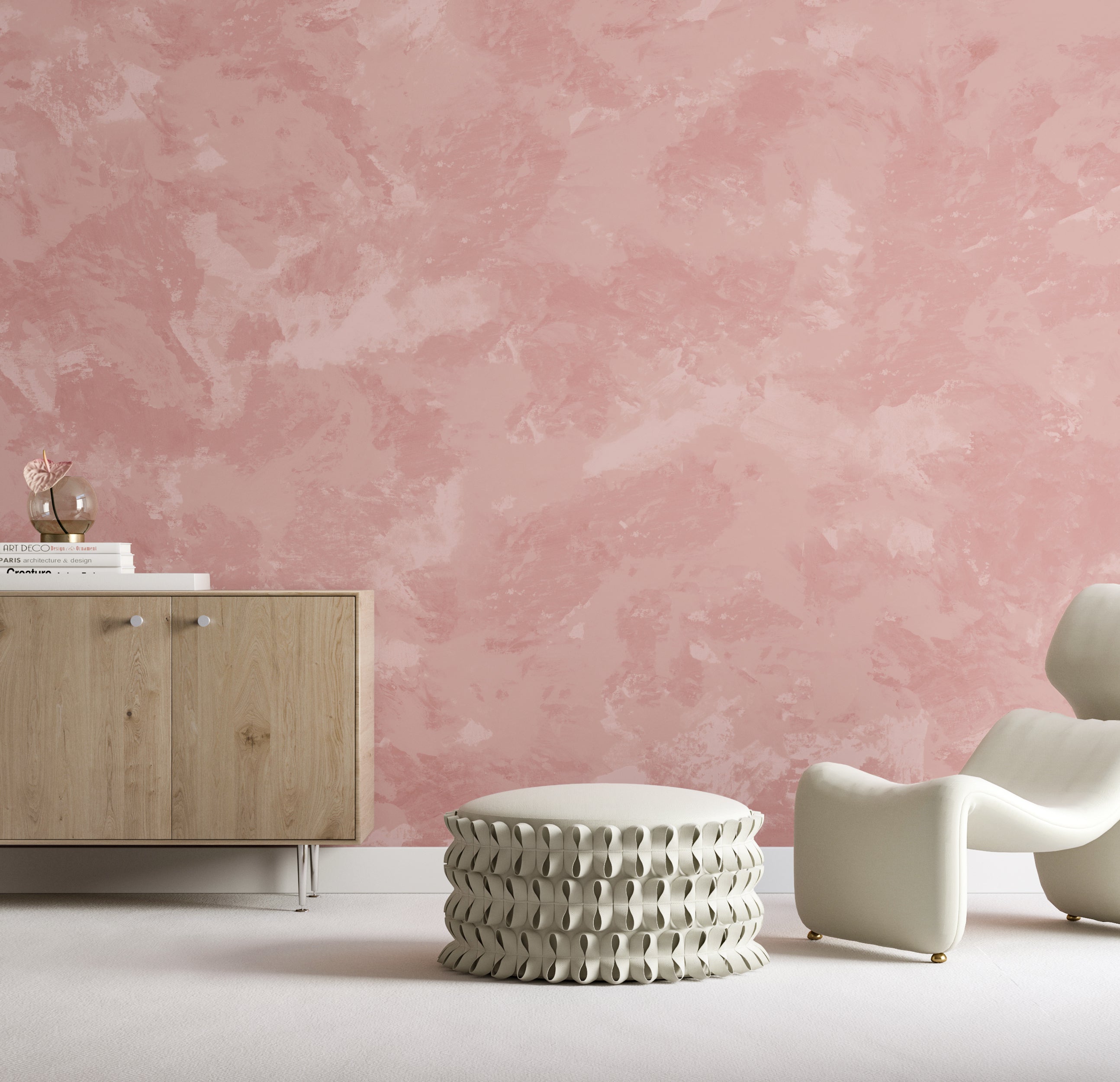 Venetian© Mural Wallpaper in Mauve
