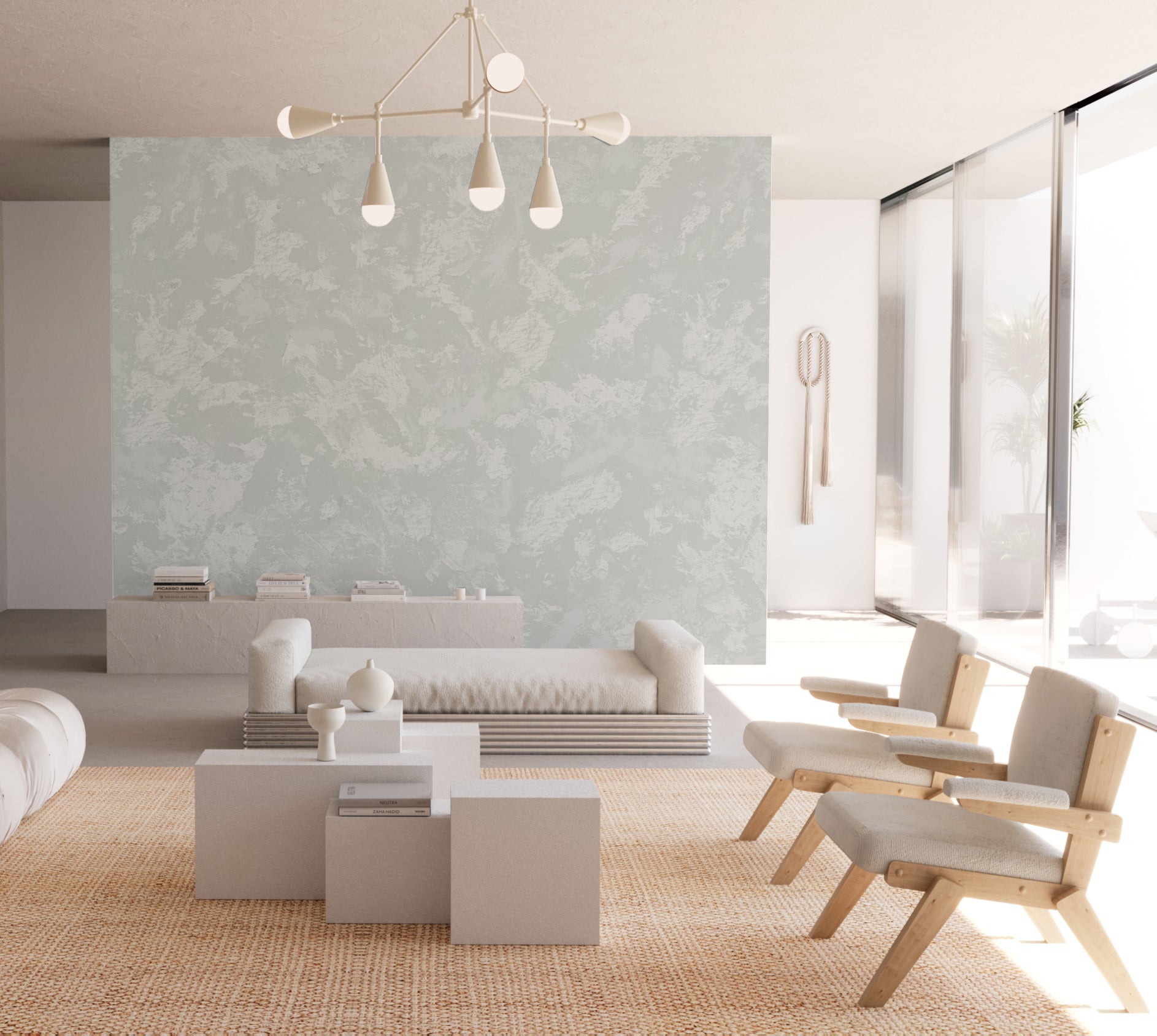 Venetian© Mural Wallpaper in Moondust