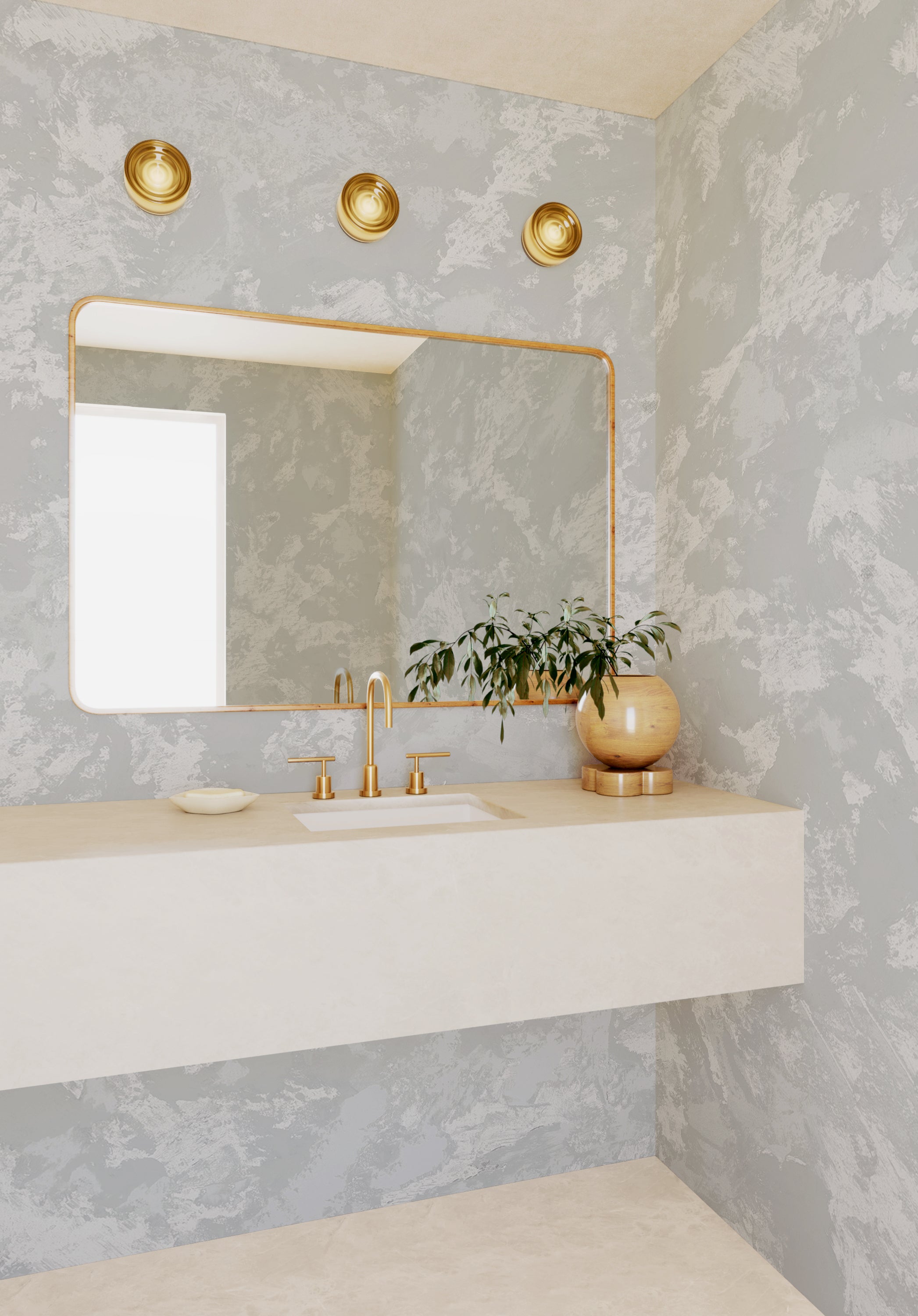 Venetian© Mural Wallpaper in Moondust